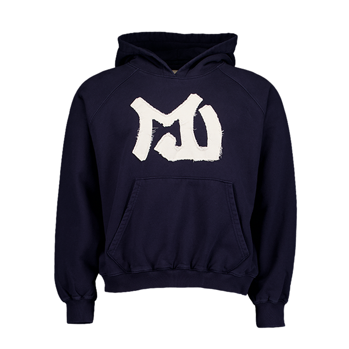 언더마이카 무.152 라지 아플리케 로고 후디 네이비