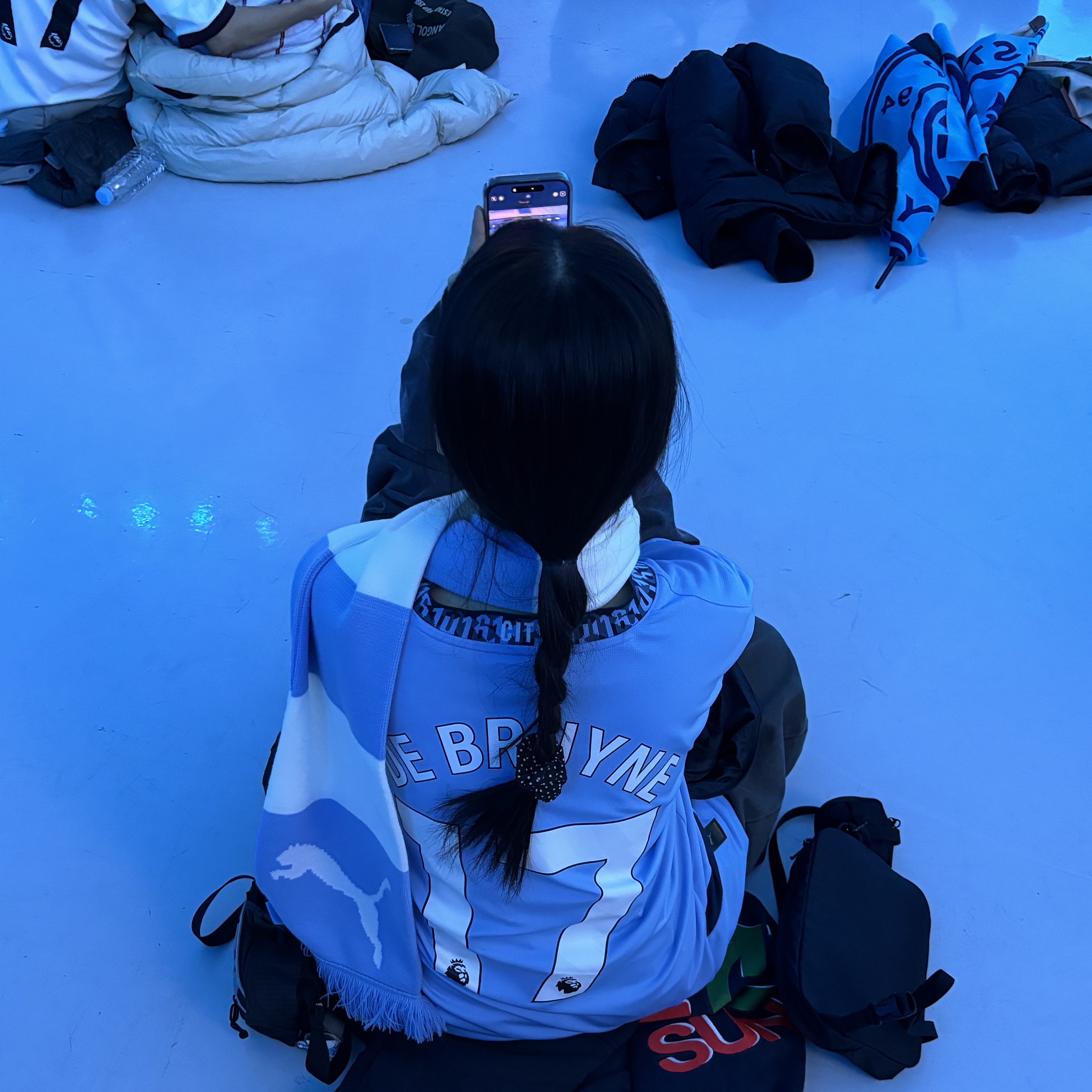 Puma Manchester City 2024/25 Home Jersey Team Light Blue (Non Marking Ver.), Puma Manchester City 2024/25 Home Authentic Jersey Team Light Blue (Non Marking Ver.) 착용 스타일 - 3