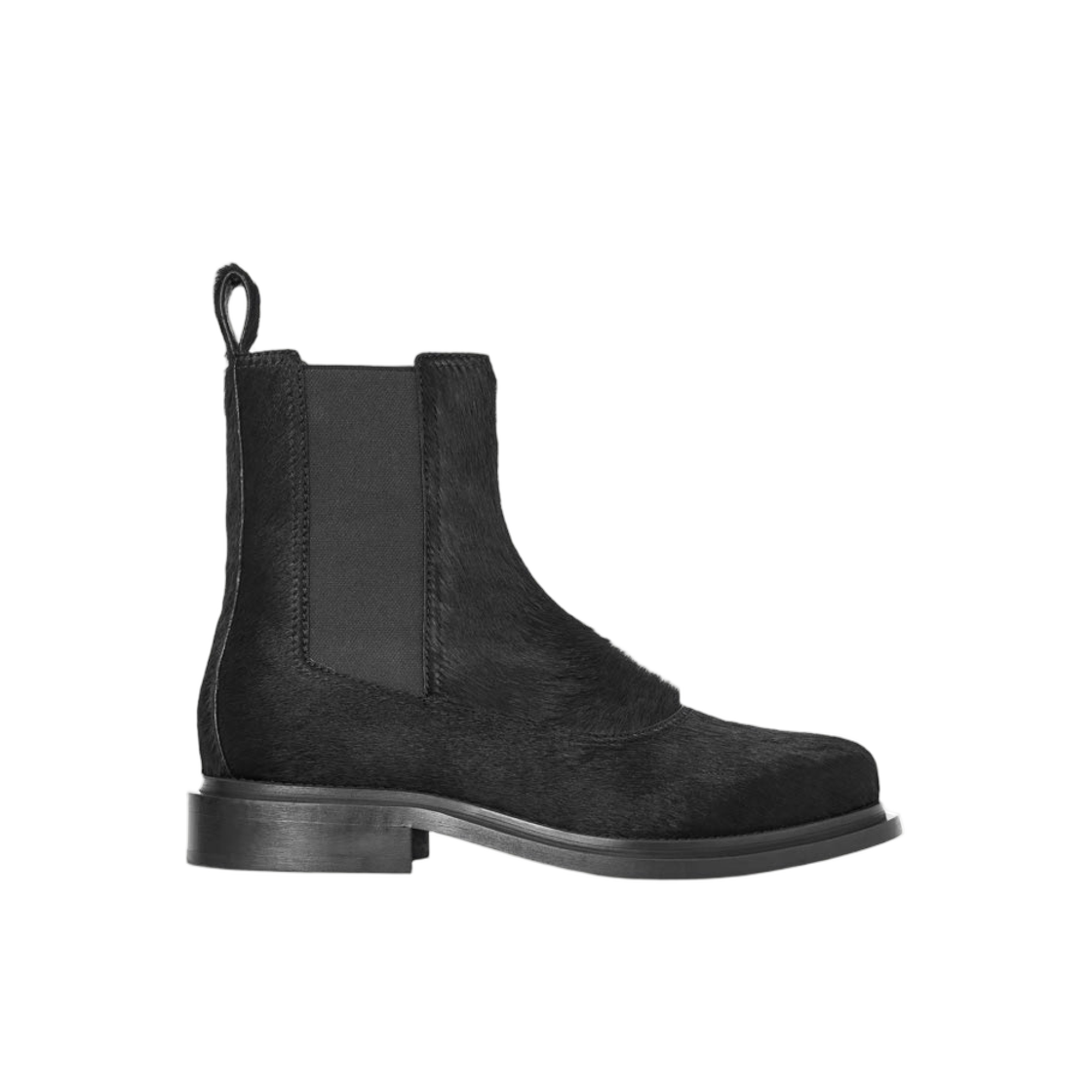 코스 포니 헤어 첼시 부츠 카본(COS The Pony Hair Chelsea Boots Carbon)