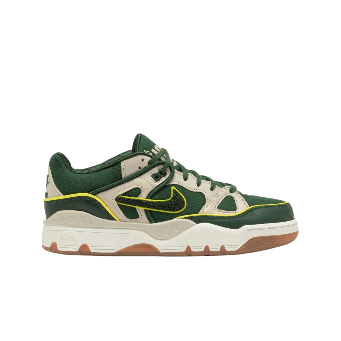 HV5032-300 Nike x Nigo Air Force 3 Forest Green Oatmeal
