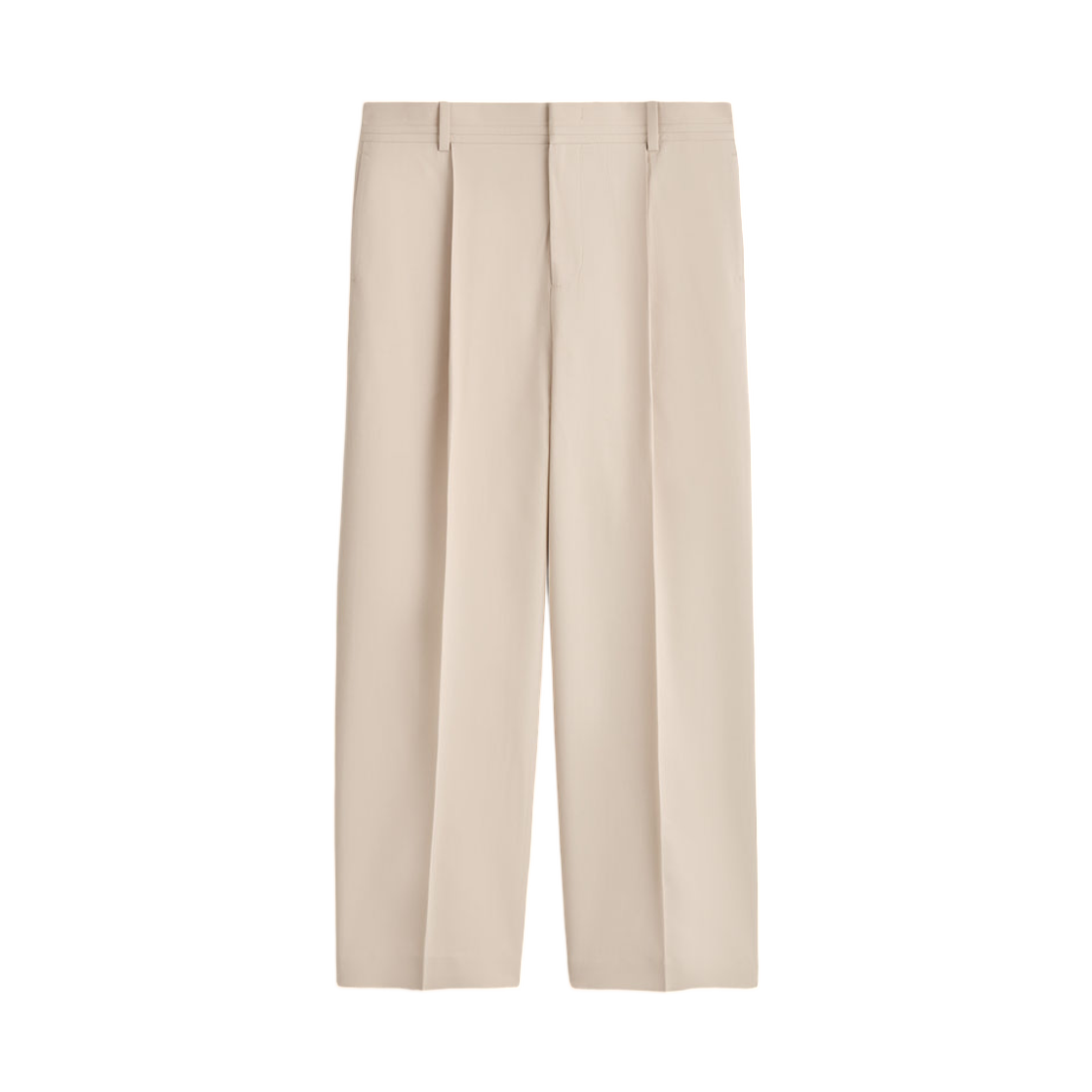 코스 플리츠 와이드 레그 트라우저 라이트 베이지(COS Pleated Wide Leg Trousers Light Beige) - 1