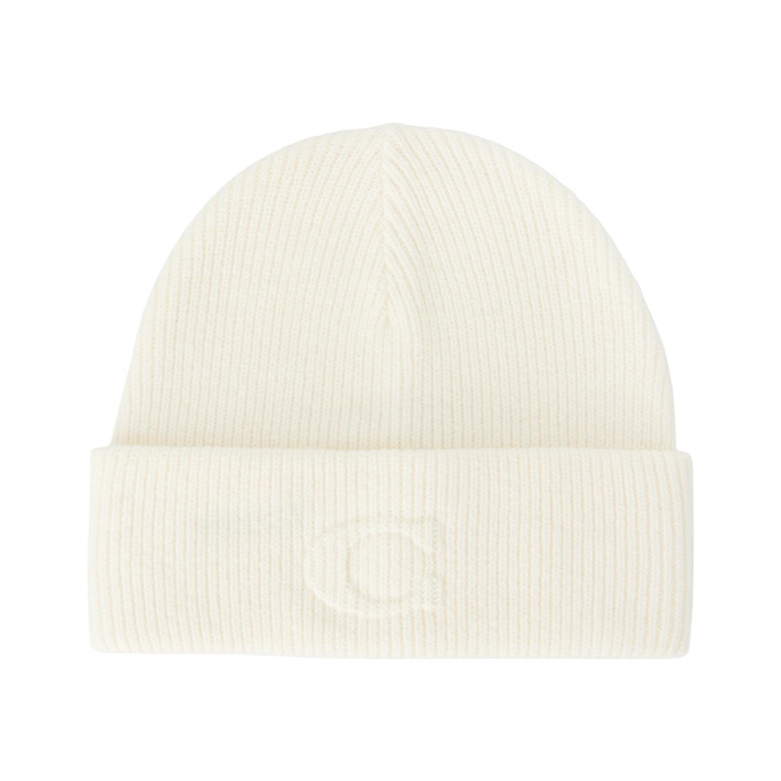 CCL44-CHK Coach Knit Beanie Ivory
