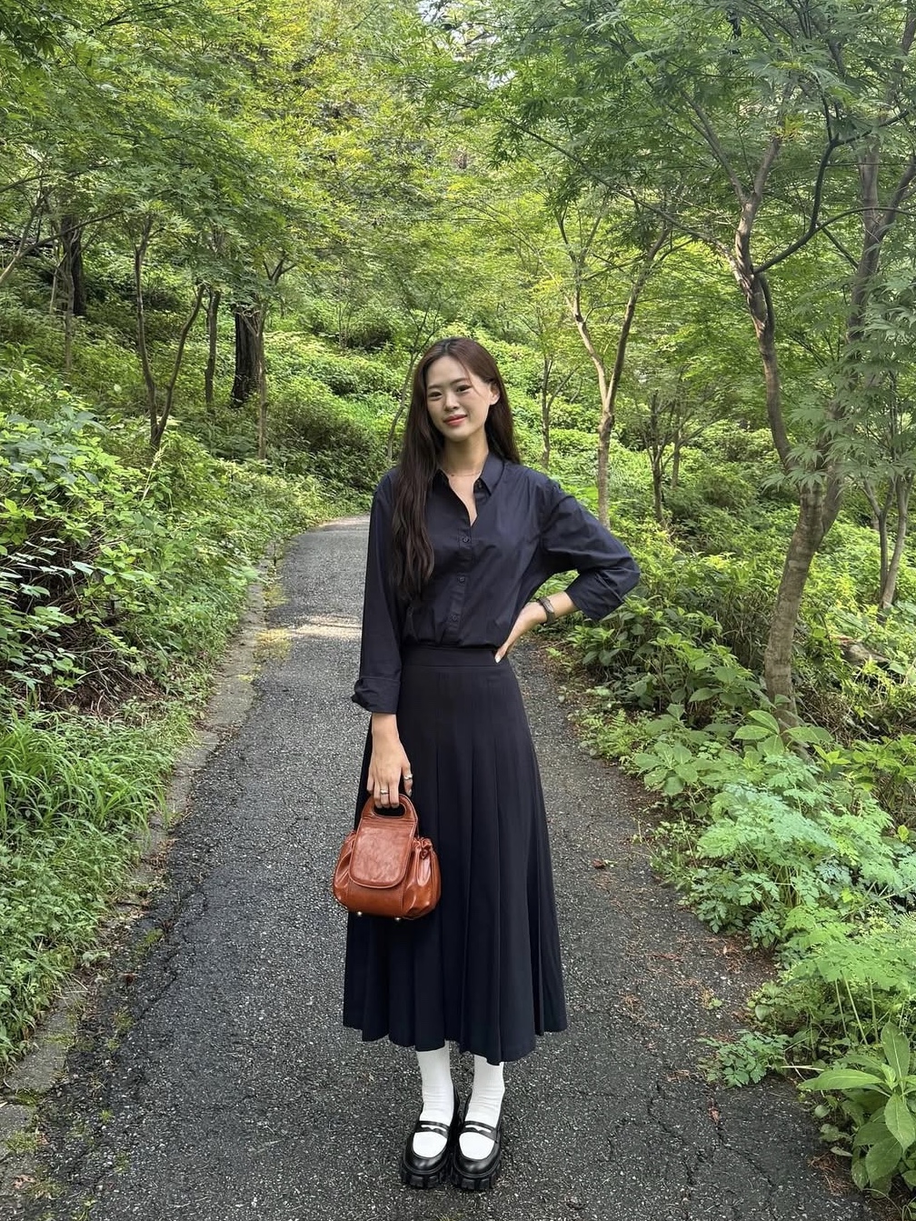 PENNY PLATE Women Loafer Basic High 착용 스타일