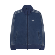 Adidas Adicolor Denim Firebird Track Top Medium Blue Denim - US Sizing