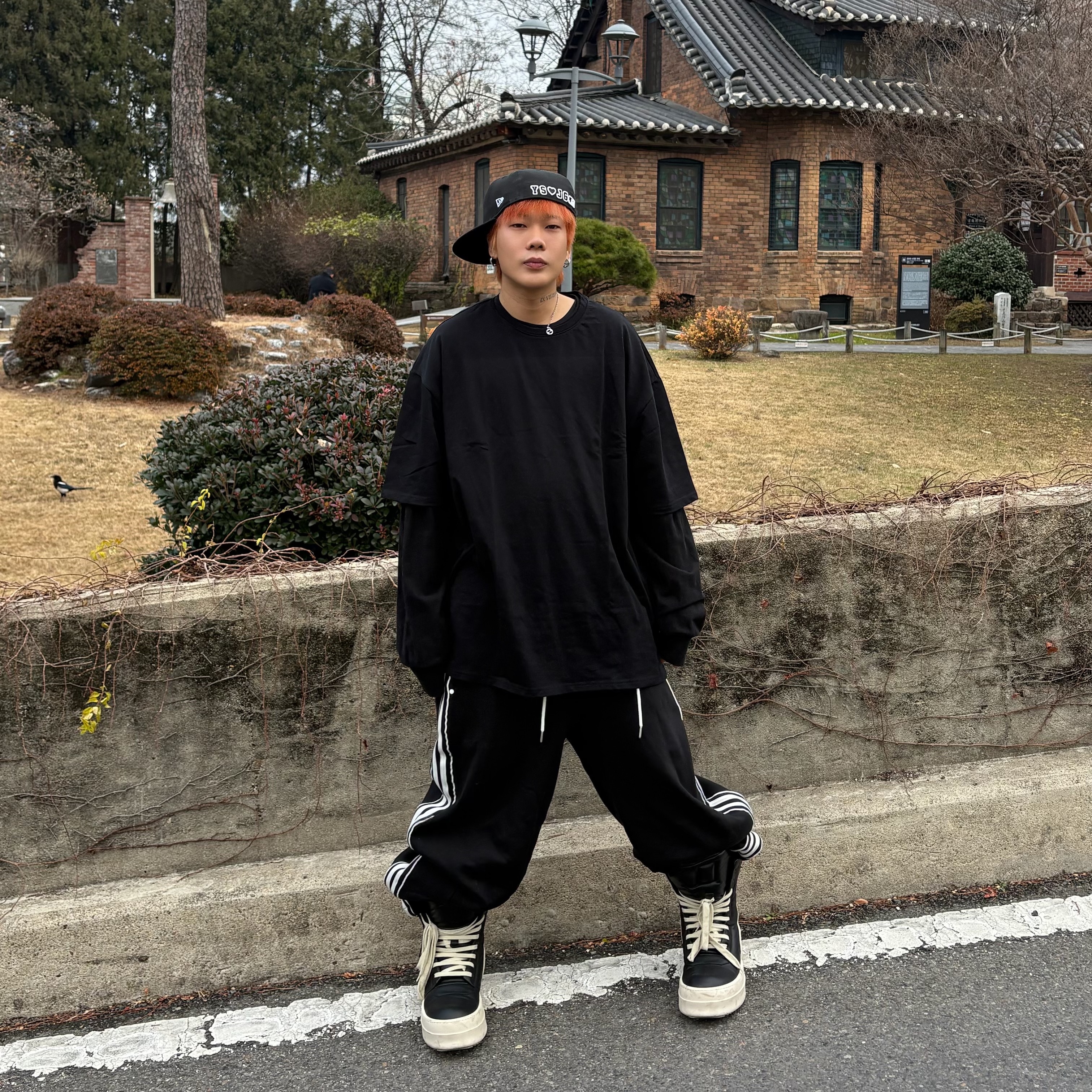 Rick Owens Mega Bumper Geobasket Black Milk, New Era 59Fifty MLB Authentic New York Yankees Game Navy 착용 스타일 - 2