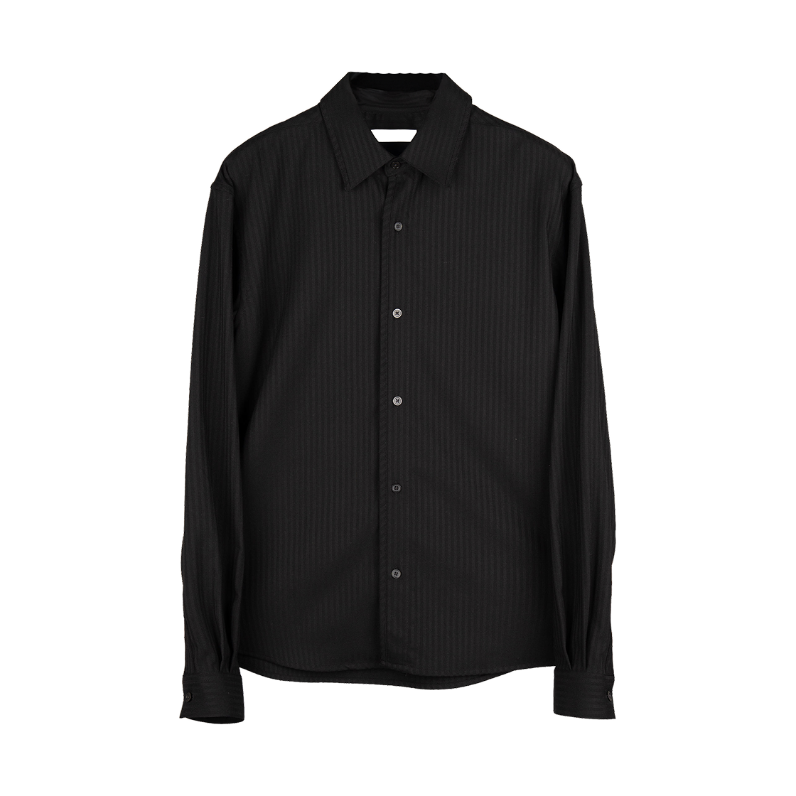 아이엘 해리 셔츠 블랙 스트라이프(Aieul Harry Shirts Black Stripe)