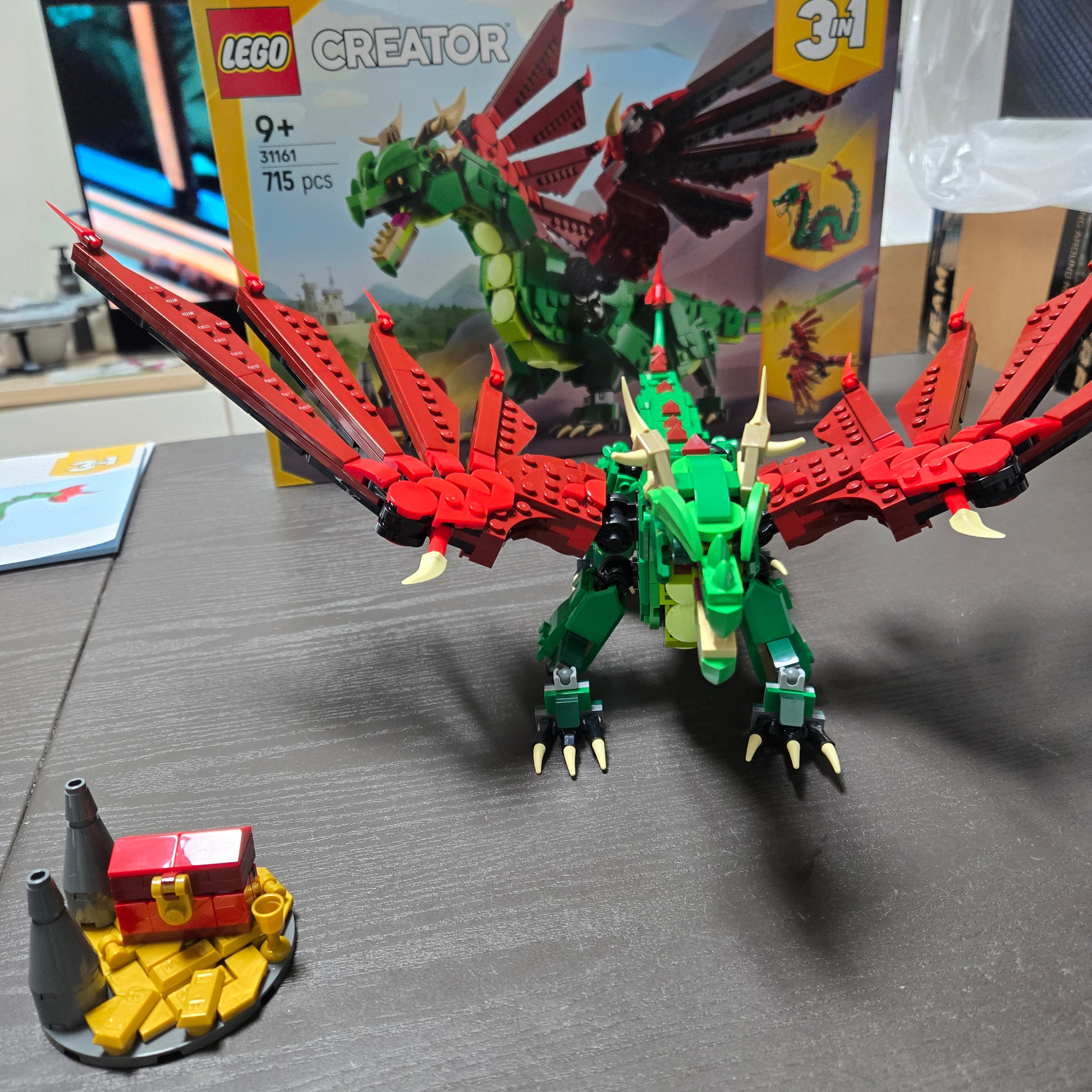 Lego Creator 3 in 1 Medieval Dragon 착용 스타일 - 2