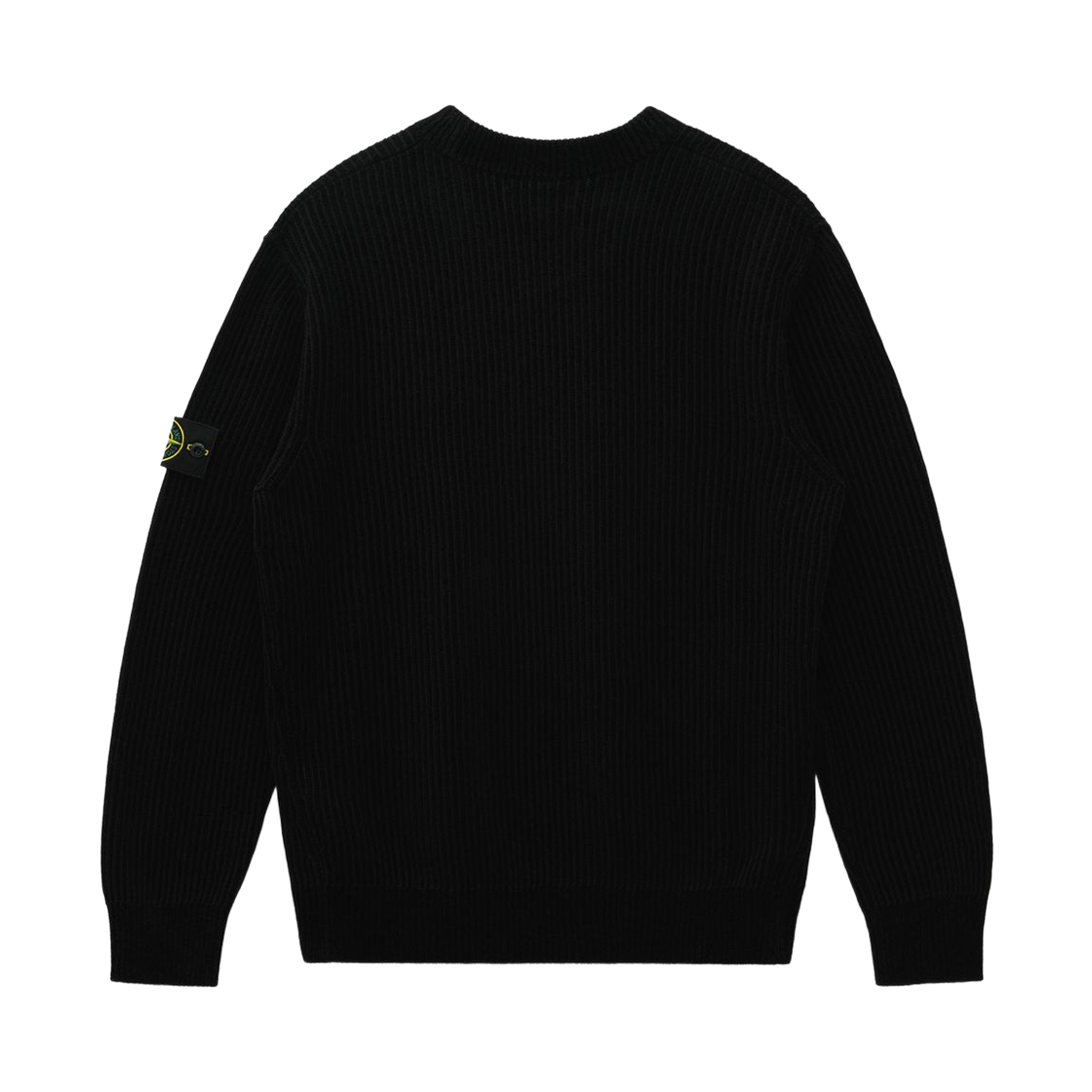 스톤 아일랜드 555A5 와펜 패치 코튼 셔닐 니트 블랙 - 21FW(Stone Island 555A5 Wappen Patch Cotton Chenille Knit Black - 21FW) - 2