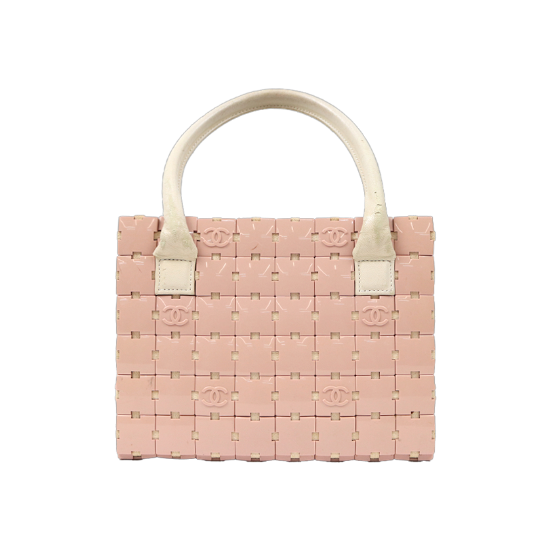 IT69EFQS8IH4 Chanel Pink Puzzle Tote Bag