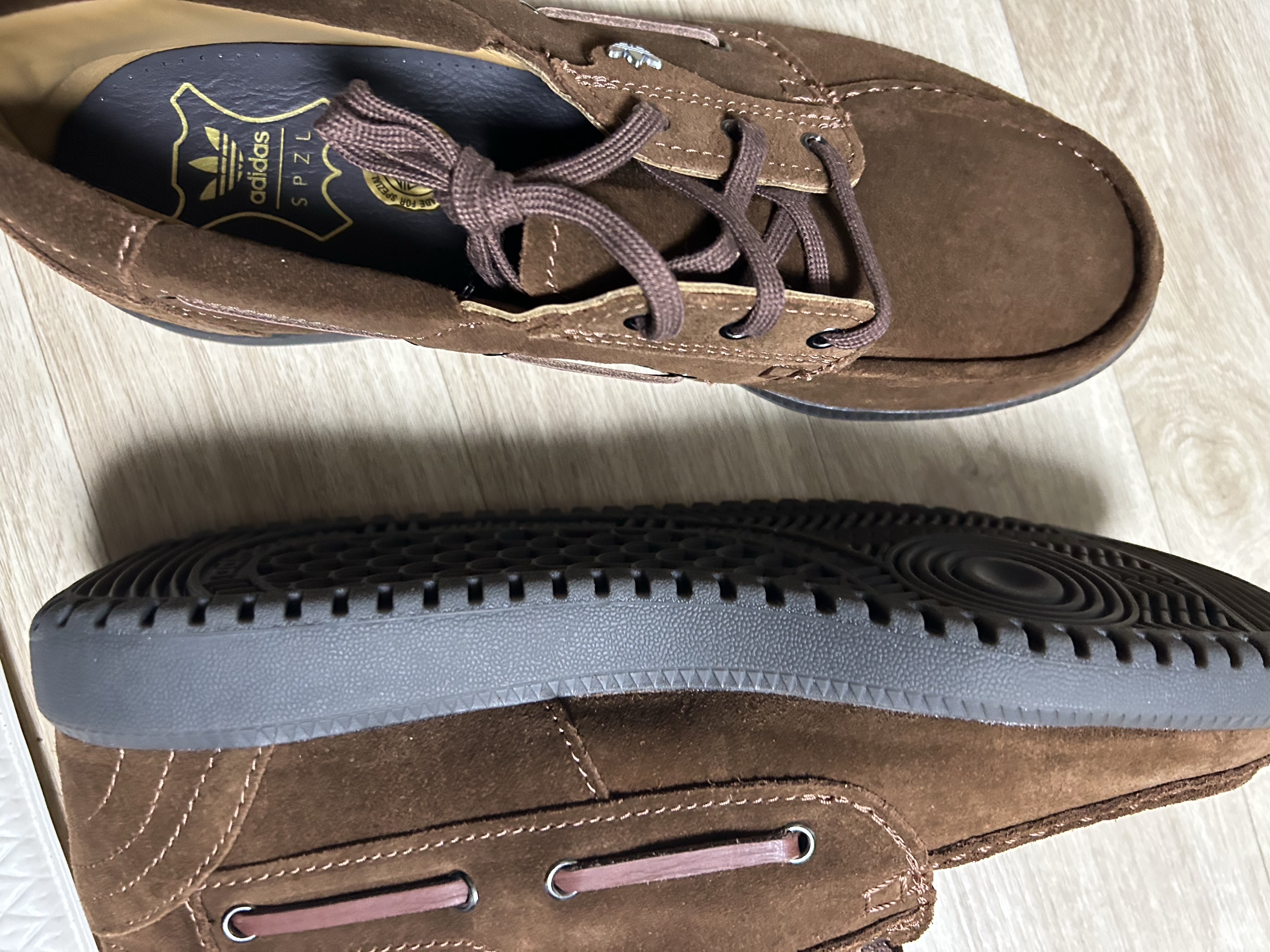 Adidas Originals Lytham Spezial Night Brown Night Brown 착용 스타일