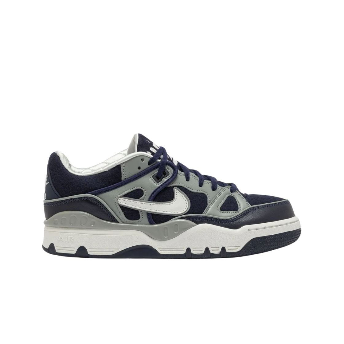 HV5032-400 Nike x Nigo Air Force 3 Low Midnight Navy Shadow Grey