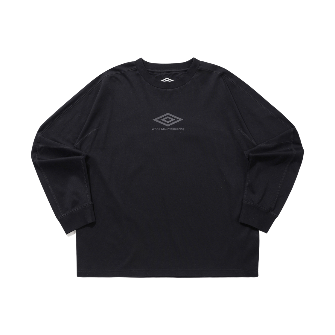 엄브로 x 화이트 마운티니어링 롱슬리브 티셔츠 블랙(Umbro x White Mountaineering Long Sleeve T-Shirt Black)