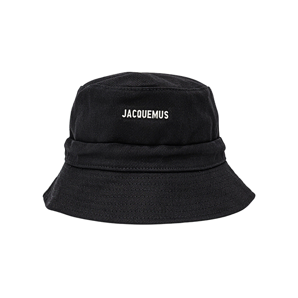 223AC001 5001 990 [15%쿠폰]Jacquemus Le Bob Gadjo Bow Bucket Hat Black