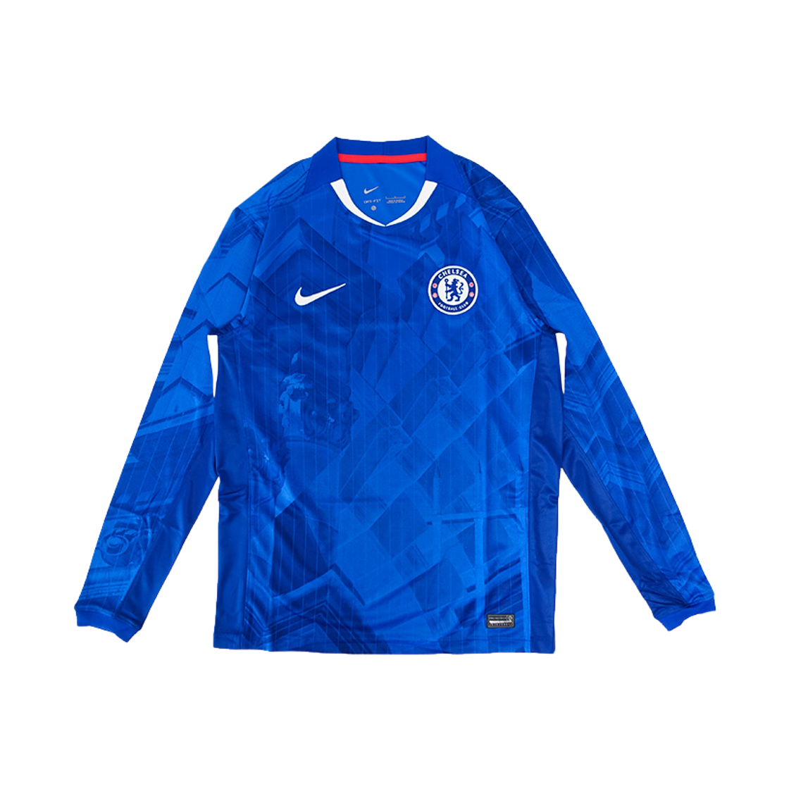 나이키 첼시 FC 2025/26 스타디움 홈 드라이핏 풋볼 레플리카 롱슬리브 셔츠 러쉬 블루 화이트 (HV9258-496) (논 마킹 버전)(Nike Chelsea FC 2025/26 Stadium Home Dri-Fit Football Replica Long Sleeve Shirt Rush Blue White (HV9258-496) (Non Marking Ver.))