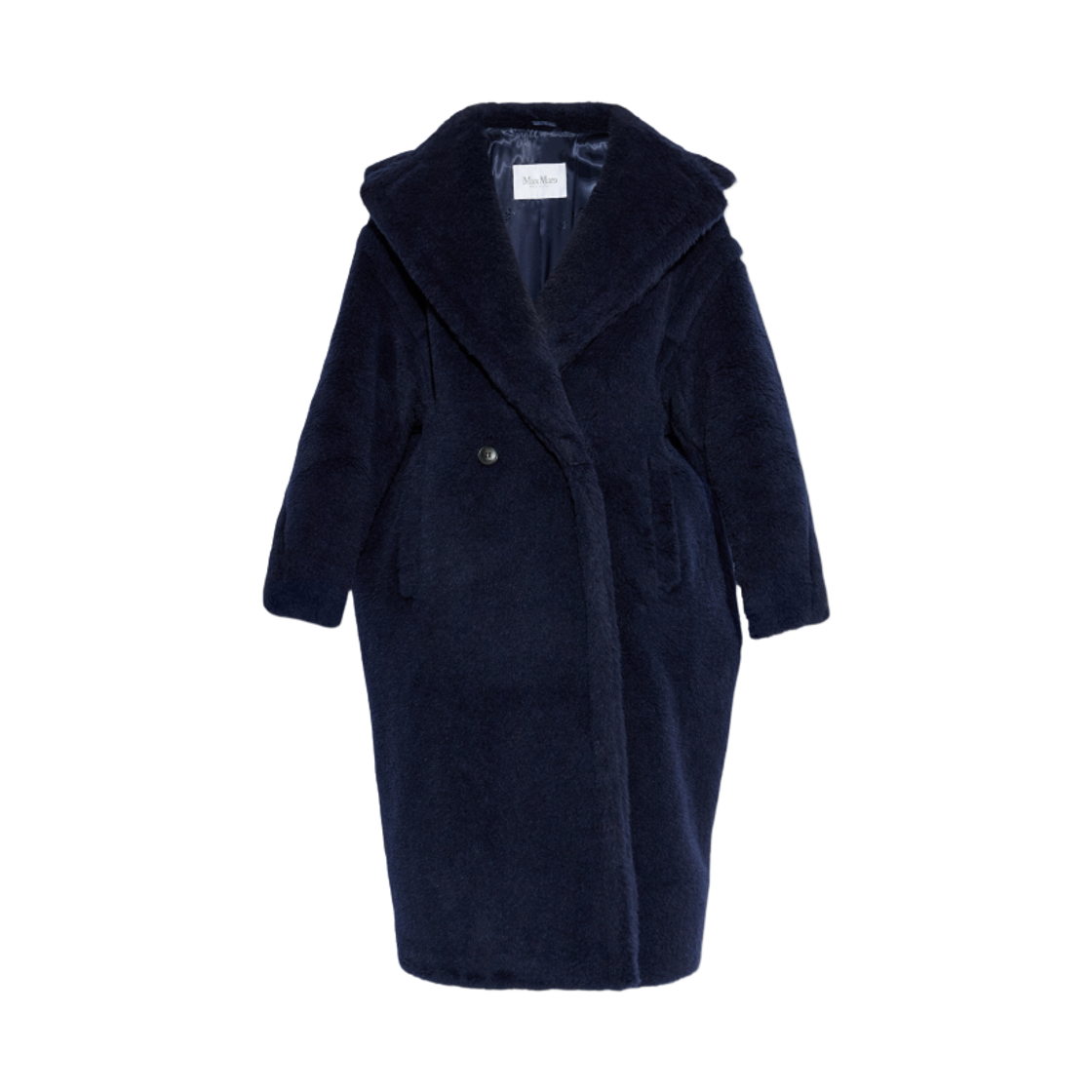 TEDGIRL-005 (W) Max Mara Tedgirl Teddy Bear Icon Coat Navy Blue
