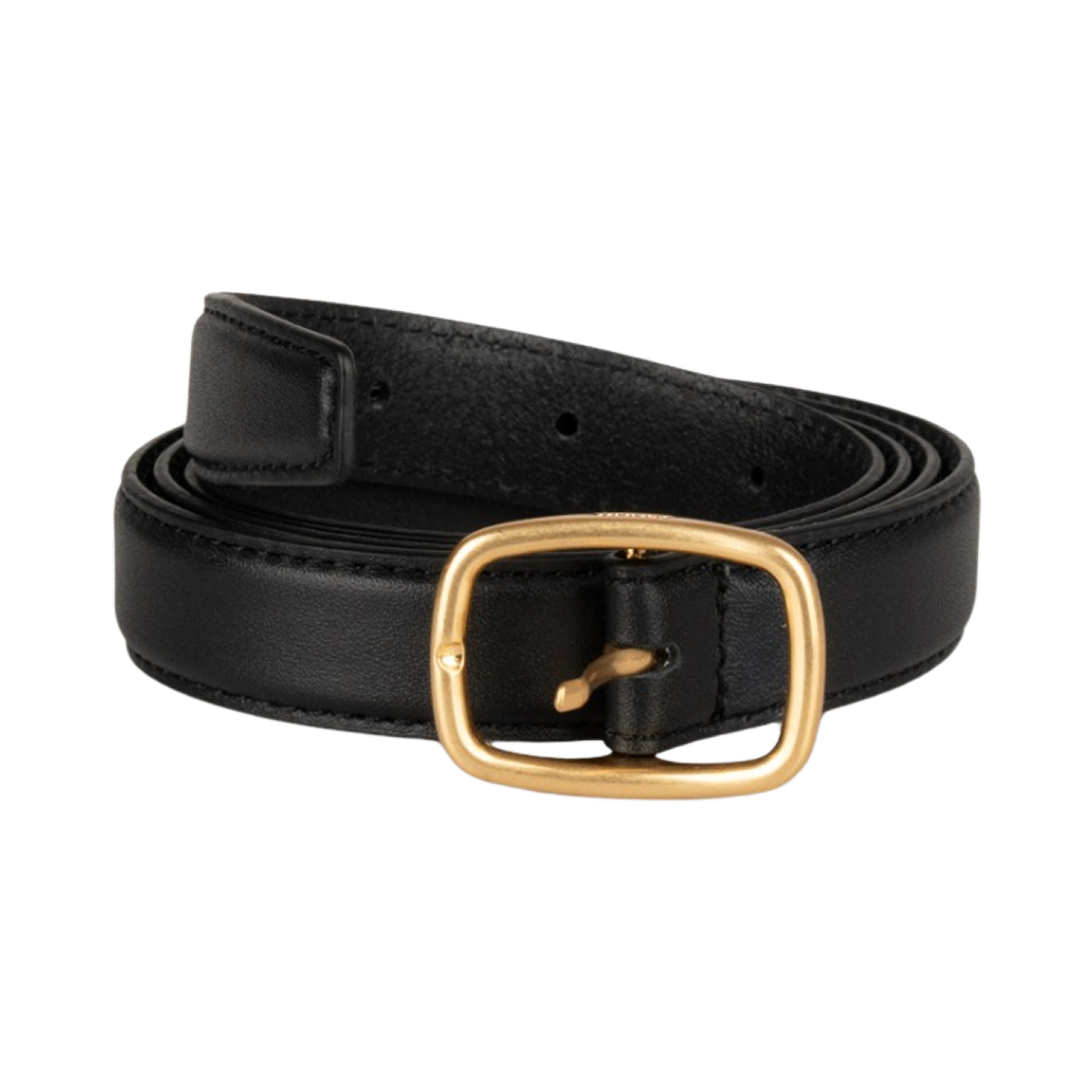 아이엘 내로우 벨트 나파 블랙(Aieul Narrow Belt Napa Black)