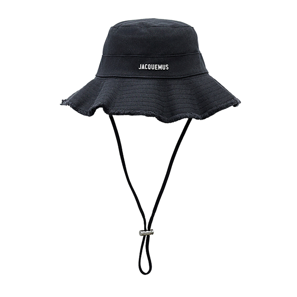 213AC002 5001 990 [15%쿠폰]Jacquemus Le Bob Artichaut Bucket Hat Black