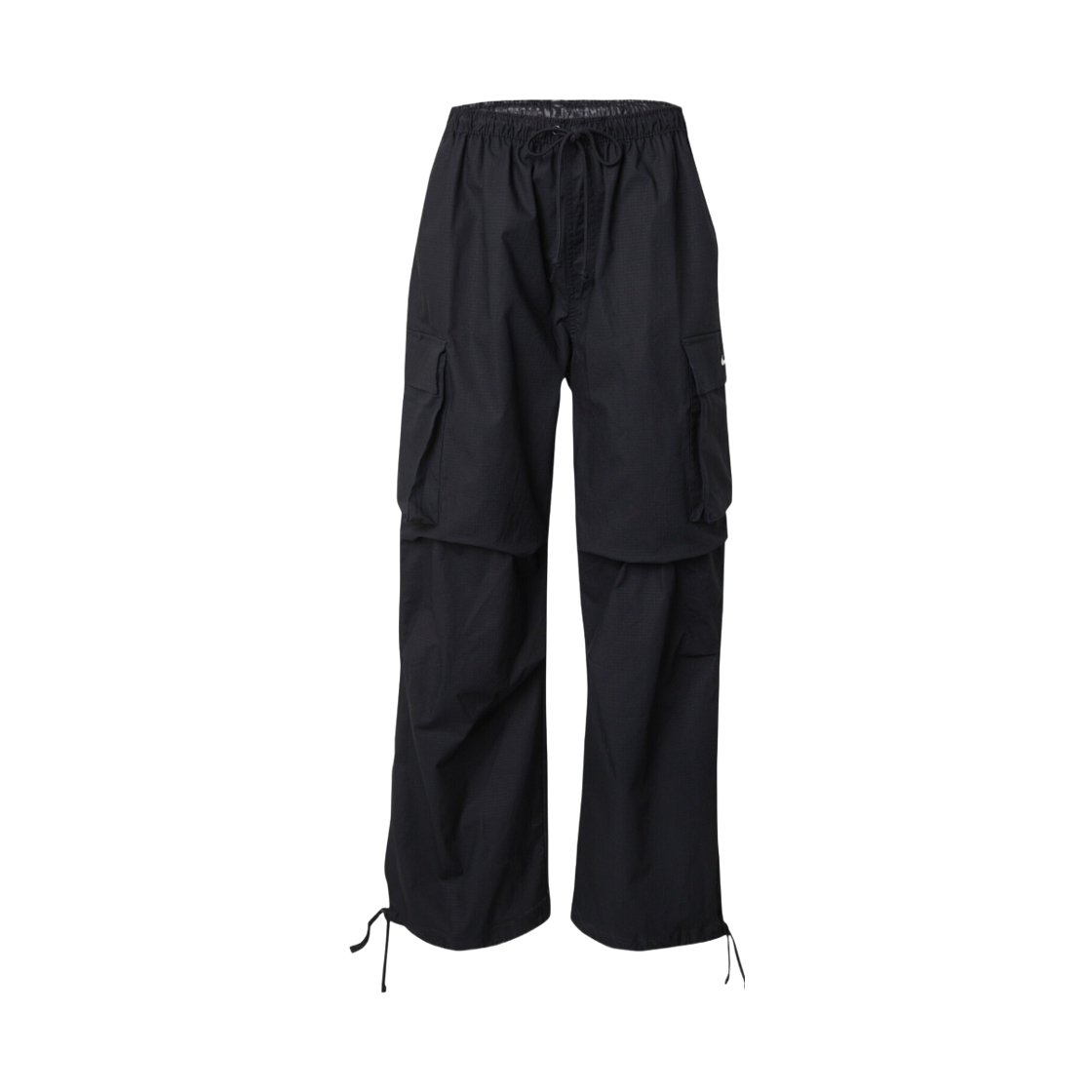 IB1059-010 (W) Nike NSW Mid-Rise Oversized Cargo Pants Black White - Asia
