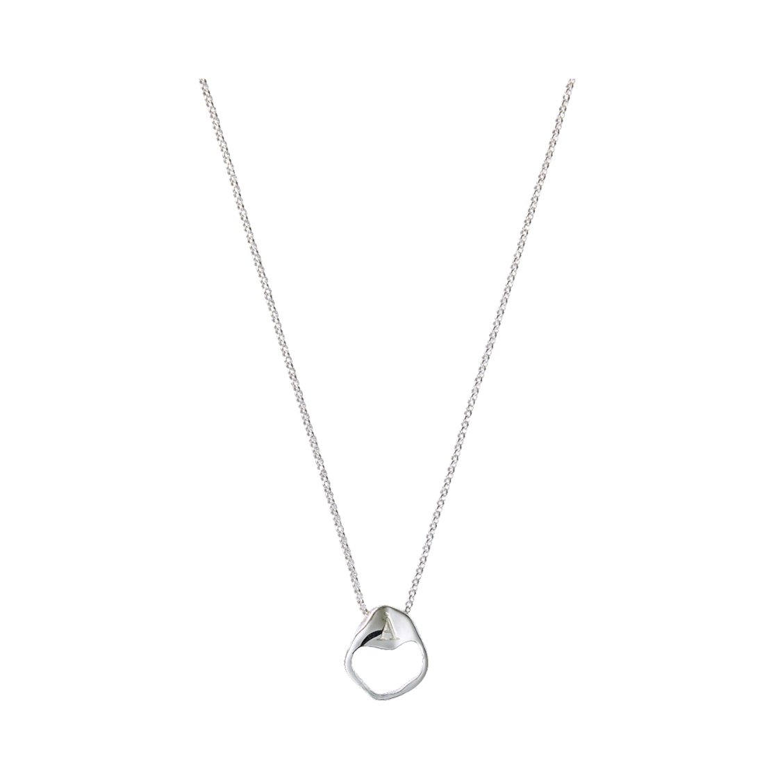 - (W) Aviemuah Symbol Glasses Necklace Silver