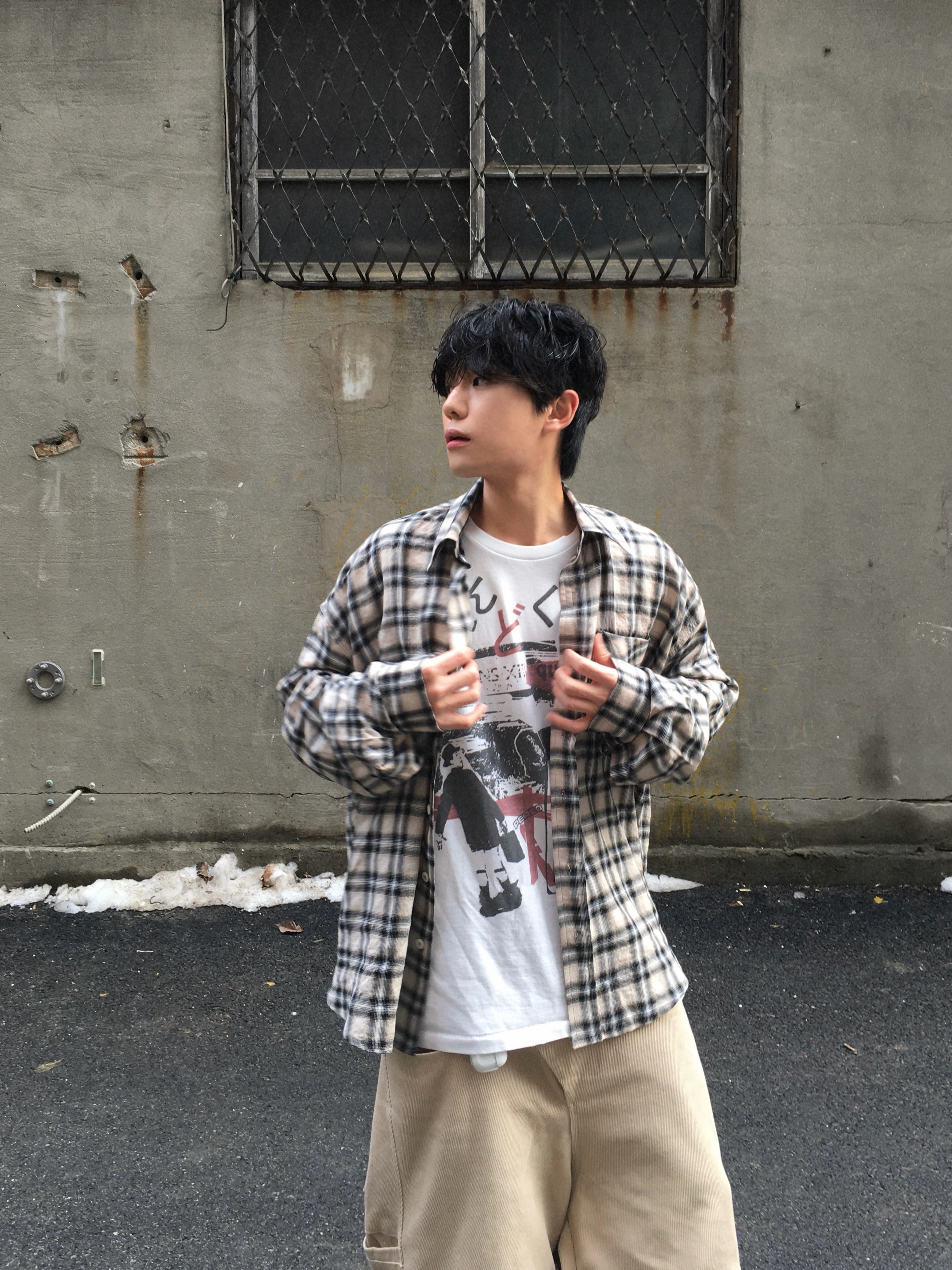qualisartifexpereo 5-1 Long Sleeve Cream, qualisartifexpereo Japanese Lyocell Shirts 착용 스타일 - 4