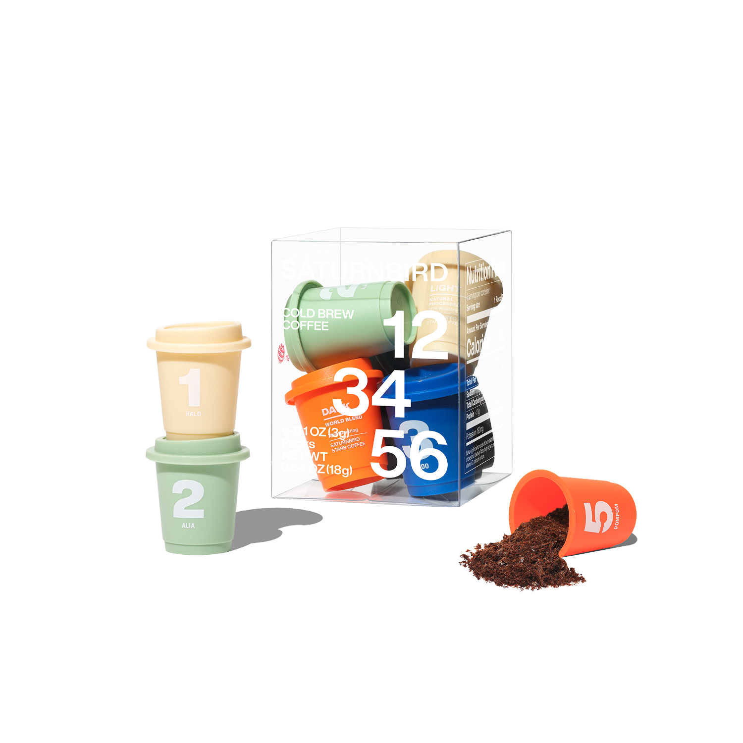 새턴버드 넘버 시리즈 콜드브루 커피 6개입 (6종 혼합)(SATURNBIRD Number Series Cold Brew Coffee 6ea (Variety Pack))