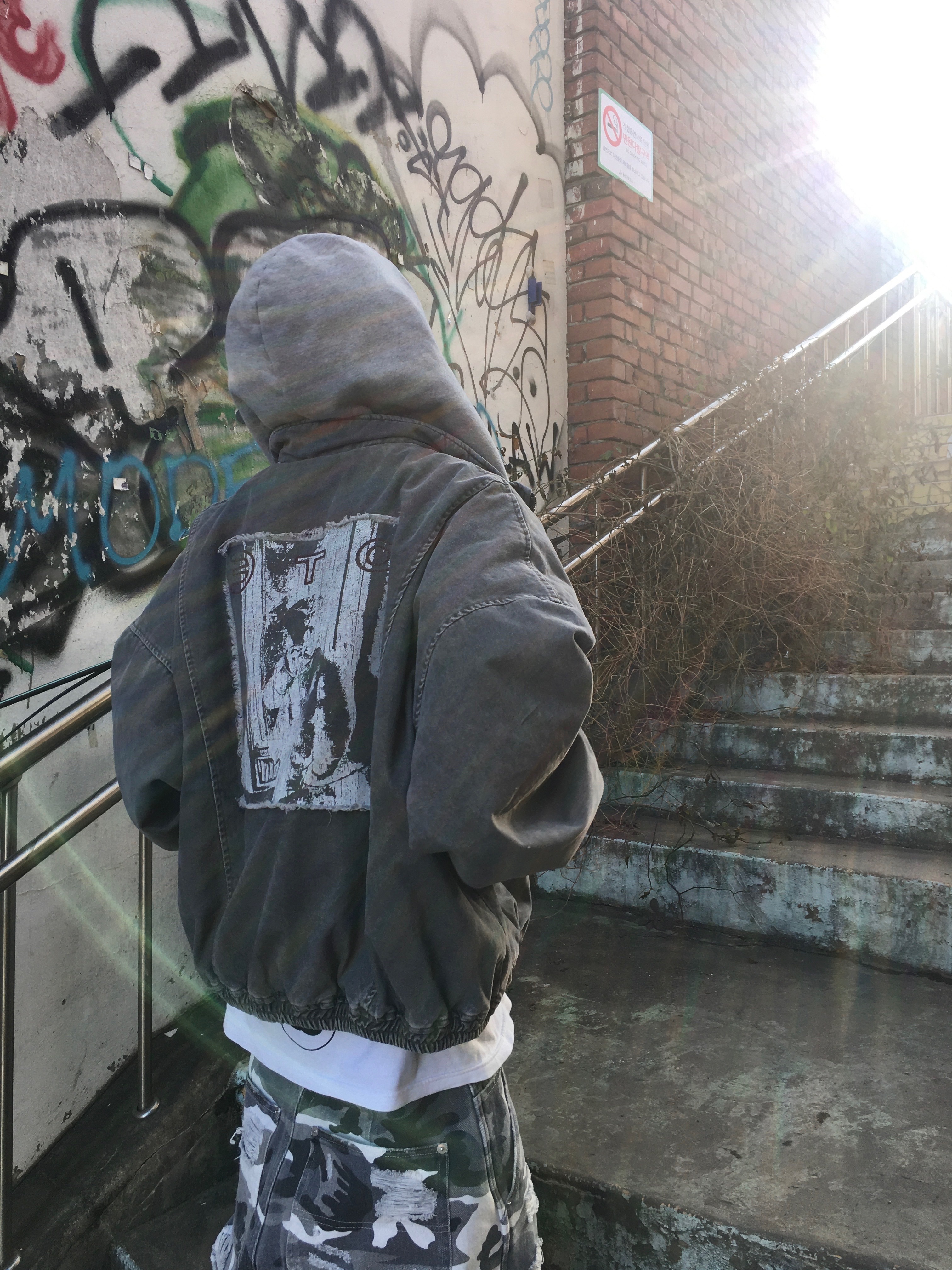 [예약 배송] qualisartifexpereo Hooligan Bomber 착용 스타일 - 2