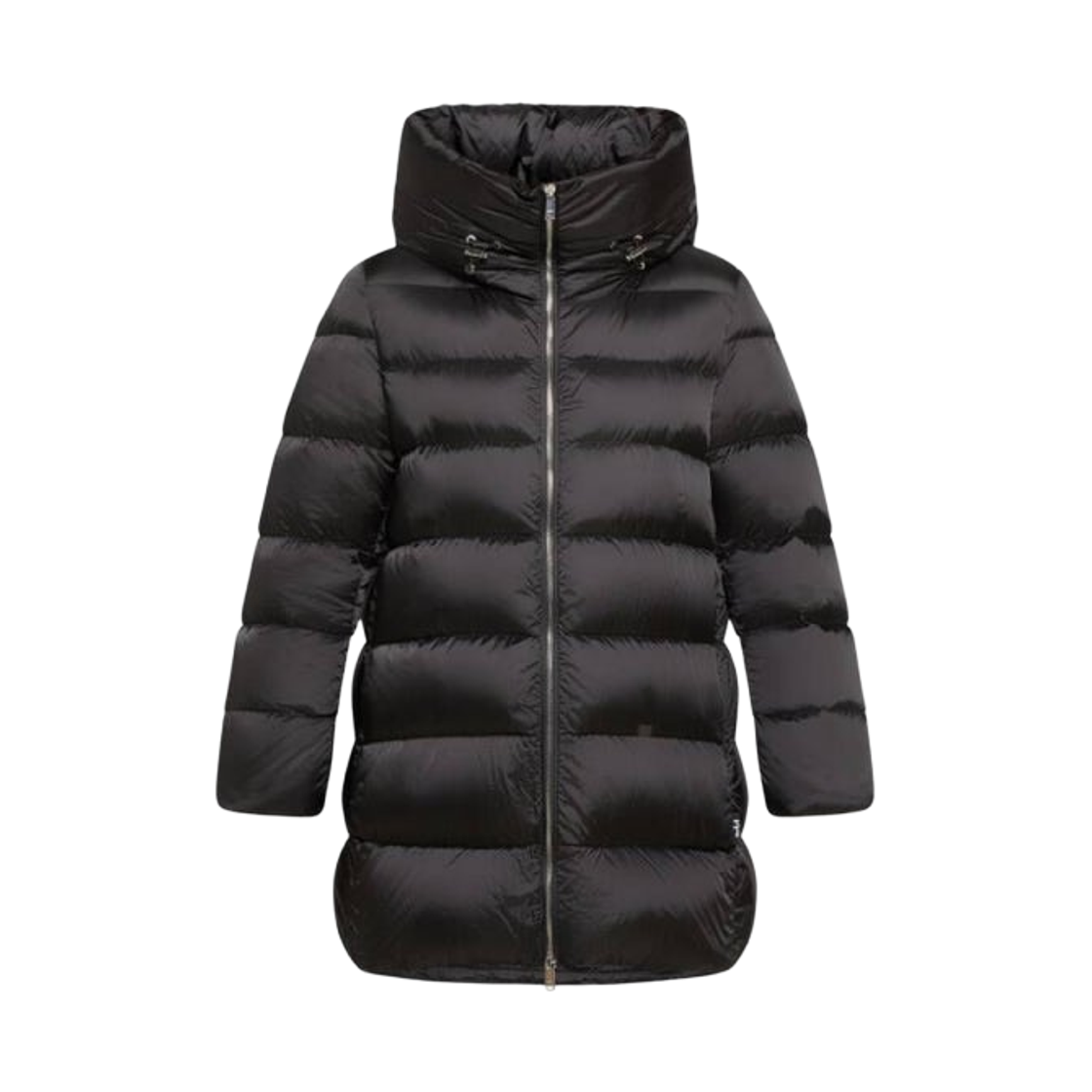 (W) 에드 롱 다운 자켓 블랙((W) Add Long Down Jacket Black)