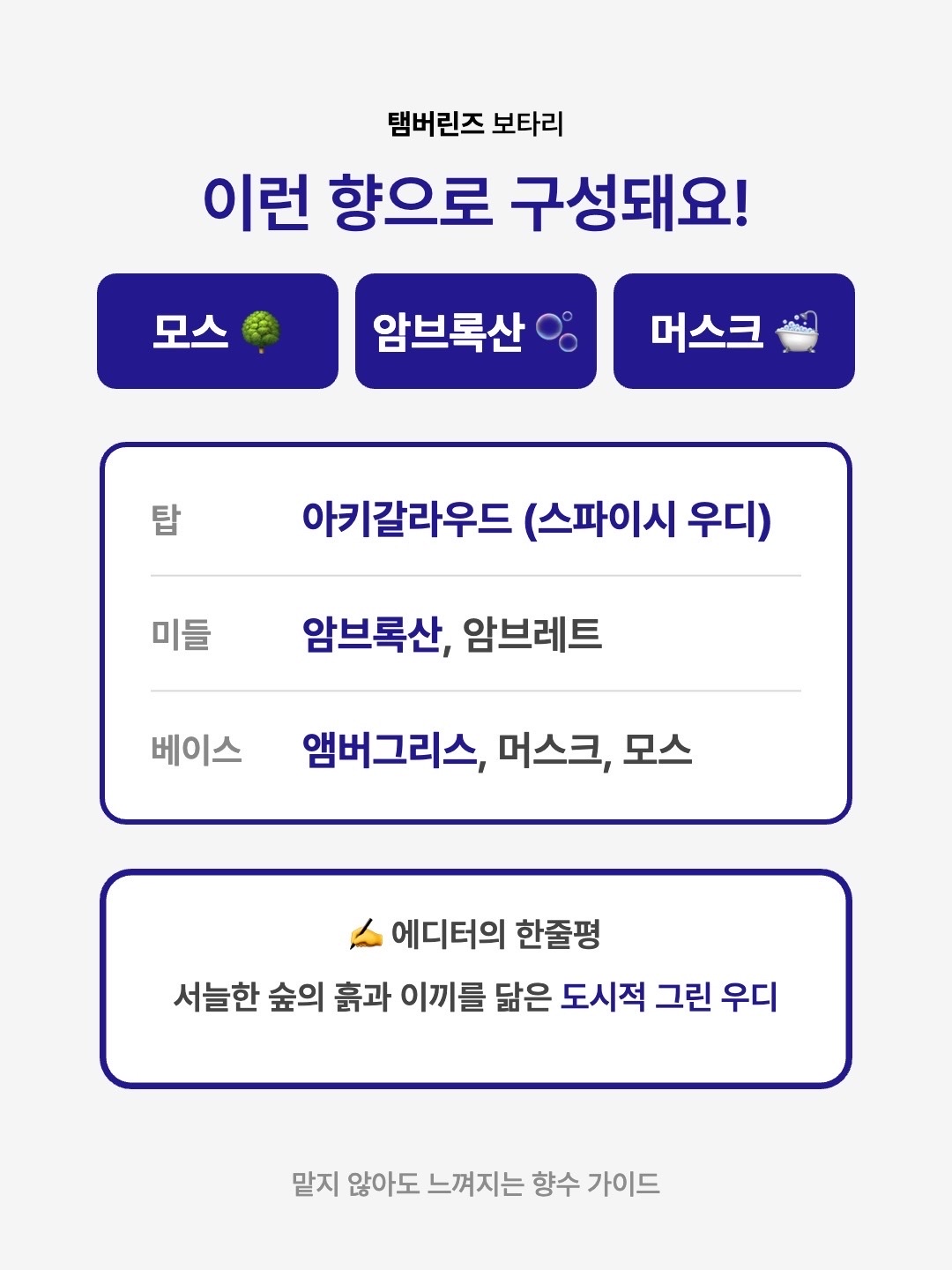 Tamburins Perfume Bottari 50ml, Tamburins Perfume Bottari White 11ml 착용 스타일 - 3