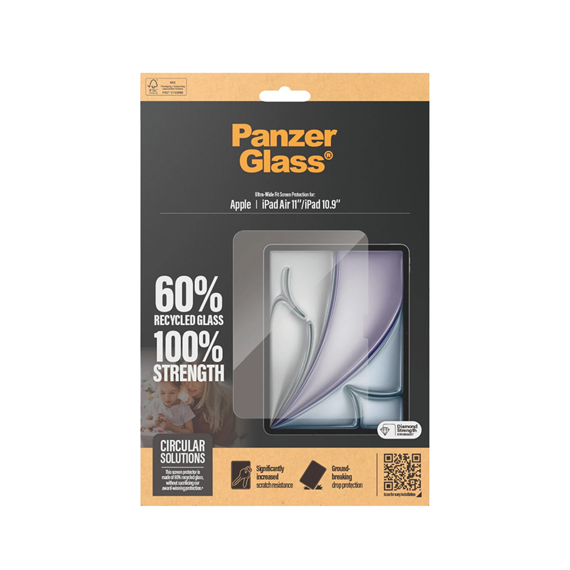 판저글래스 아이패드 에어 11인치 2024 M2 강화유리(PANZERGLASS iPad Air 11-inch 2024 M2 Tempered Glass) - 3