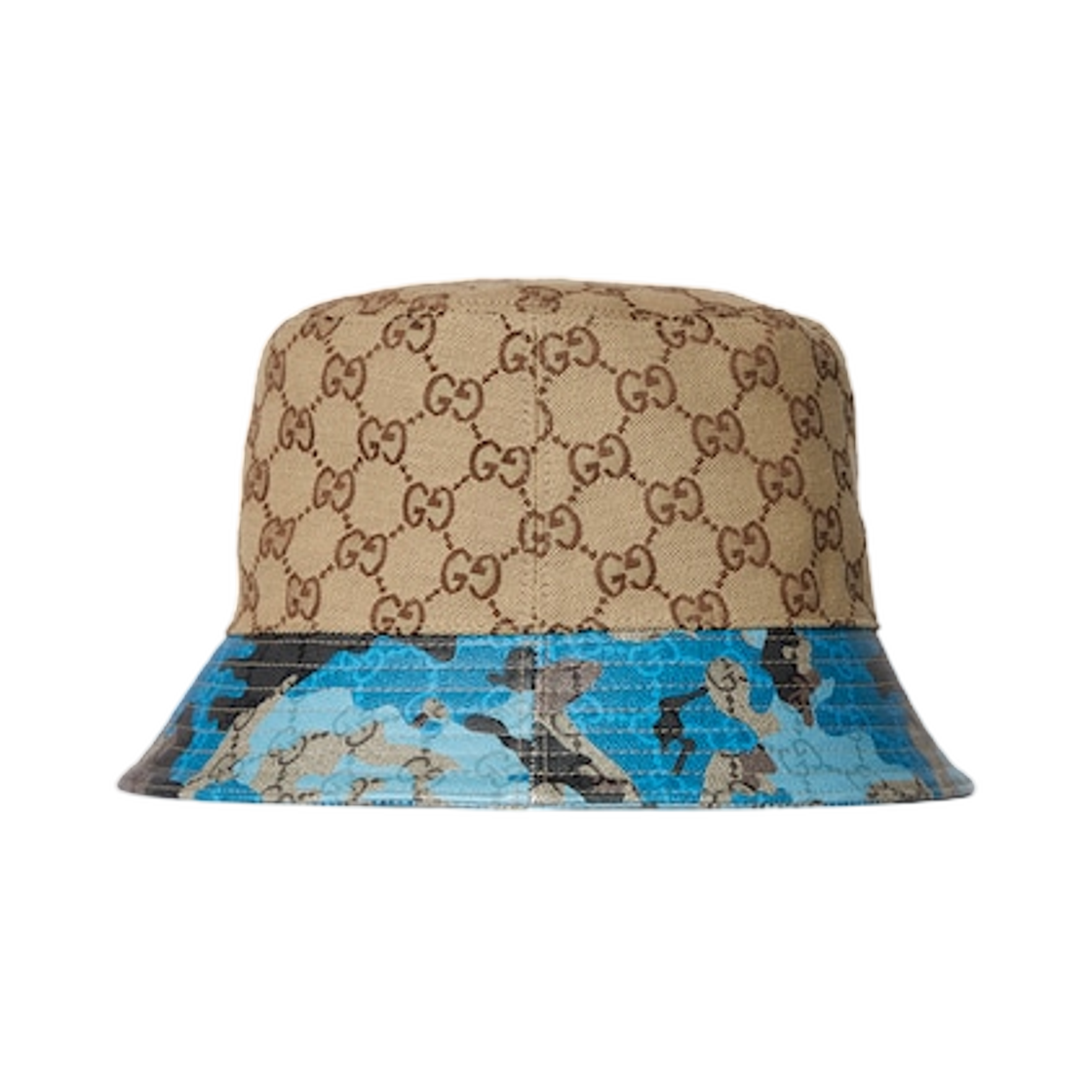 구찌 GG 캔버스 버킷햇 베이지 다크 브라운(Gucci GG Canvas Bucket Hat Beige Dark Brown) - 2