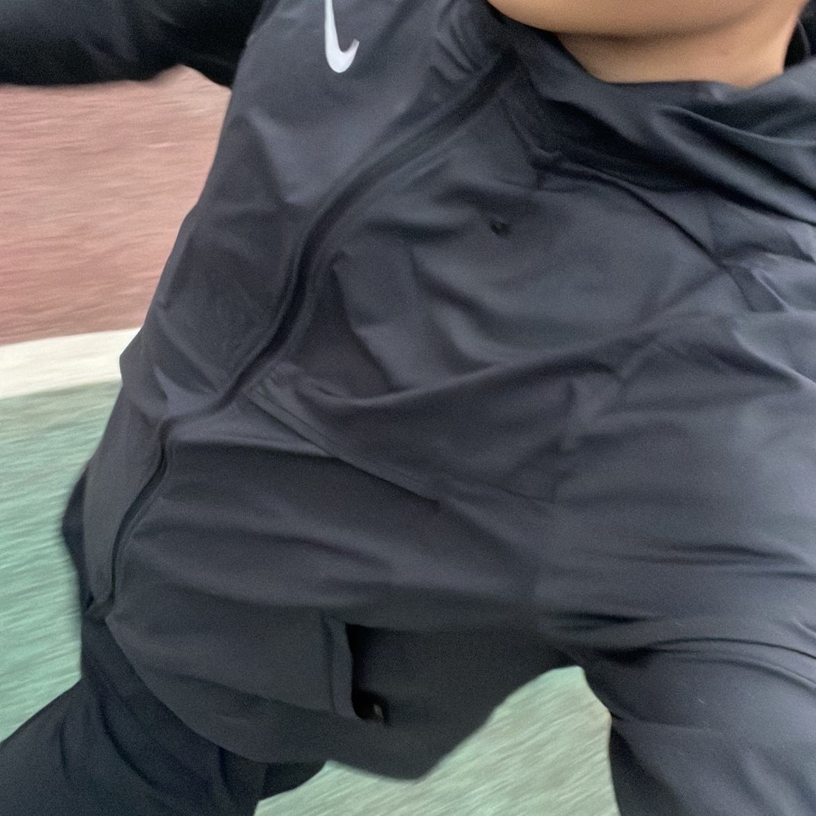 Nike Windrunner Repel Running Jacket Black - Asia 착용 스타일