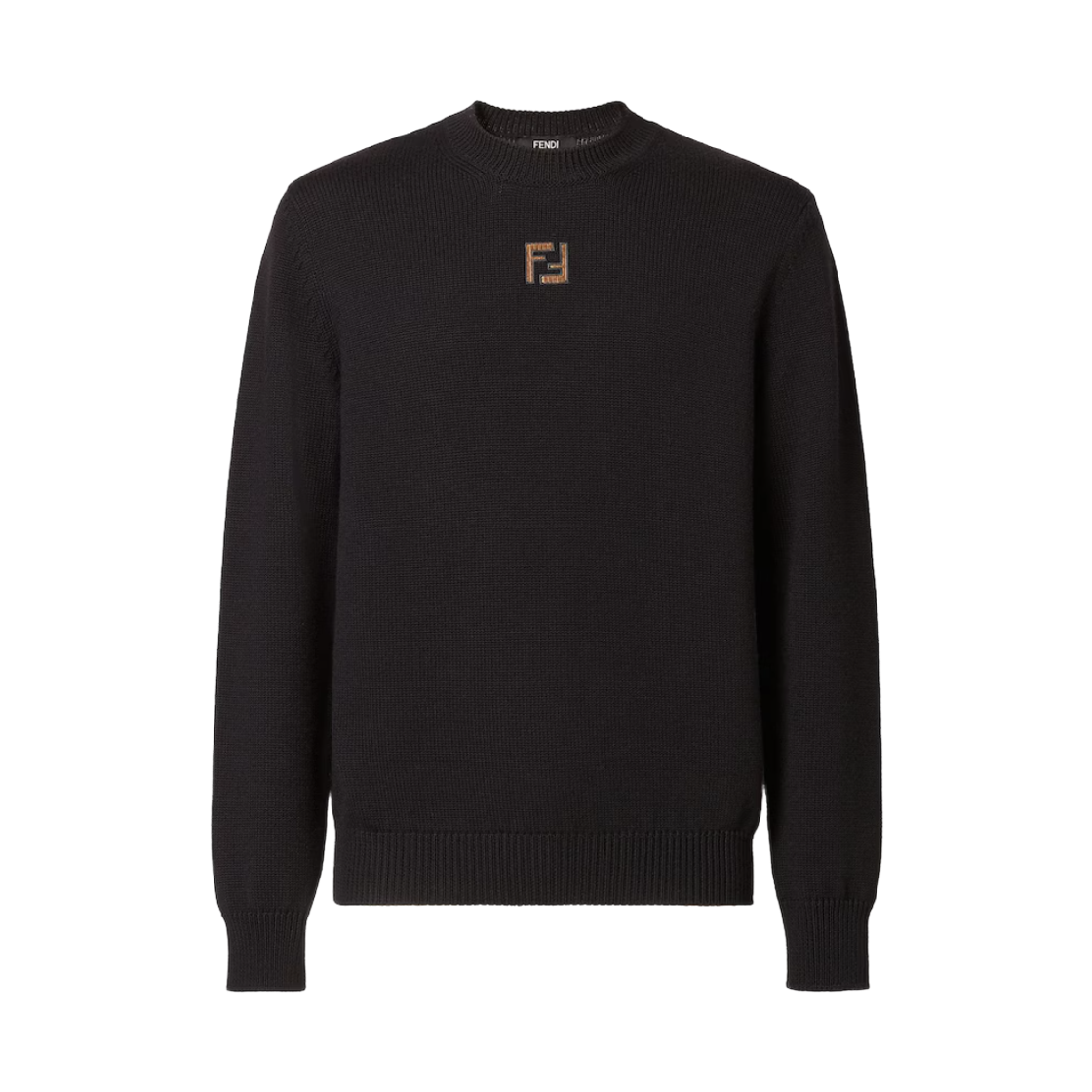 FZX091AW09F1UVU Fendi Wool Sweater Black