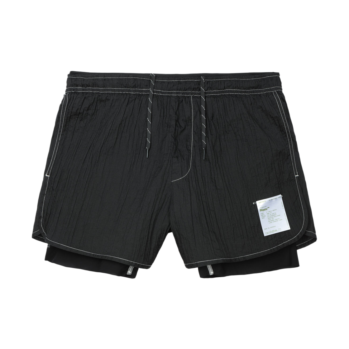 새티스파이 리포제스드 리피 쓰리 인치 트레일 쇼츠 시즈널 서브테라니언(Satisfy Re‑Possessed Rippy 3 Inch Trail Shorts Seasonal Subterranean)