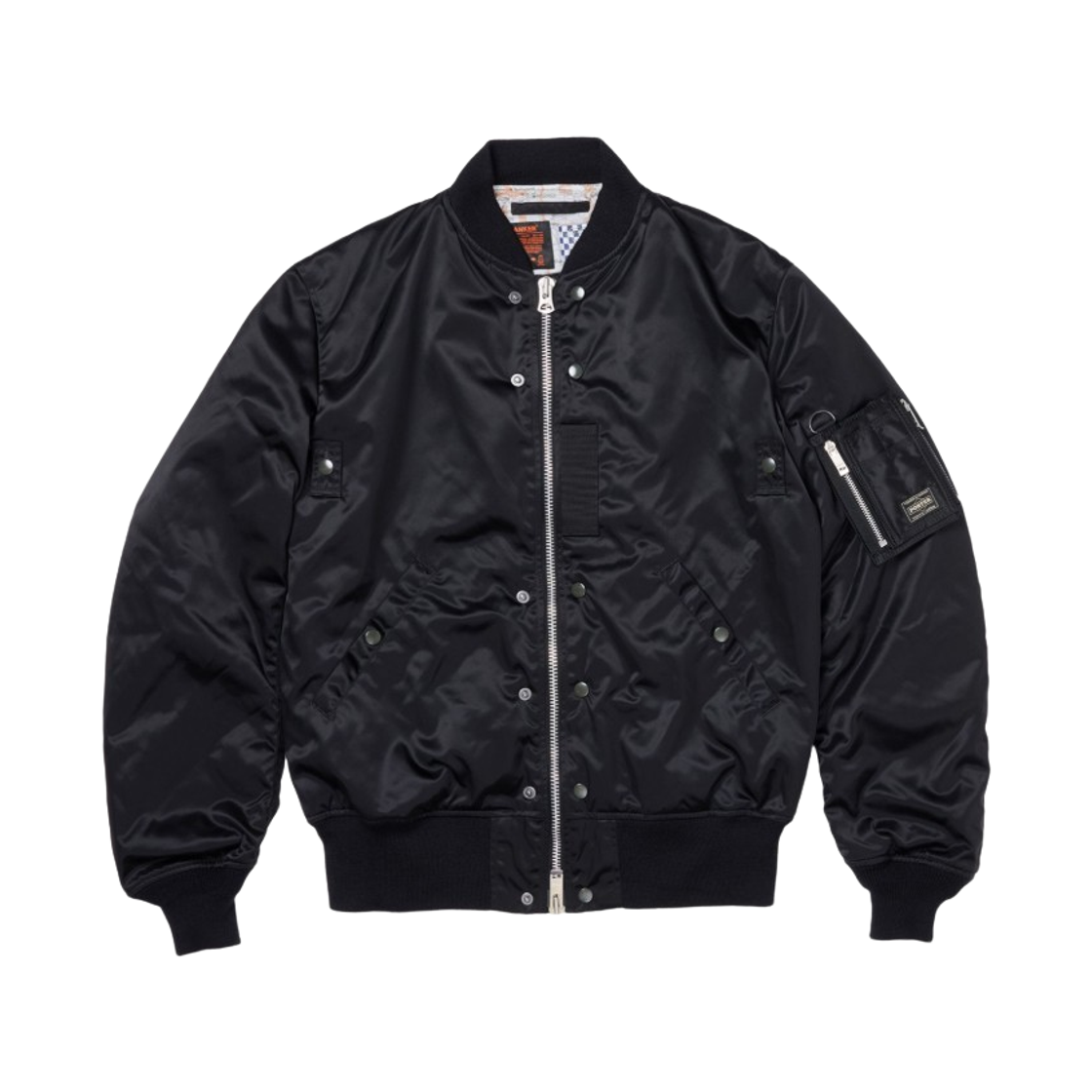 - Porter x Buzz Rickson's MA-1 Flight Jacket Black