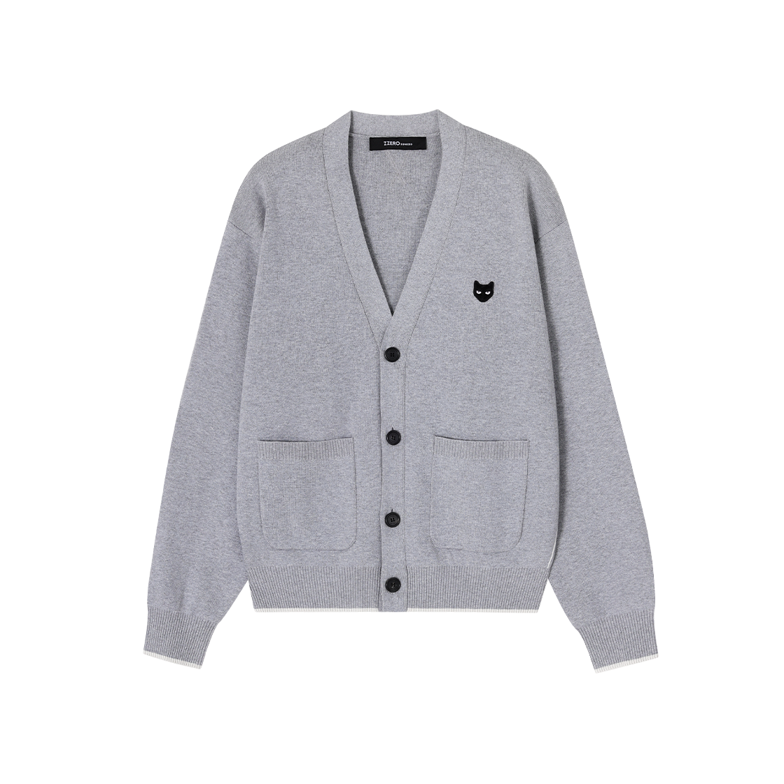 SI2KT807LG SONGZIO ZZERO Panther Cardigan Light Grey