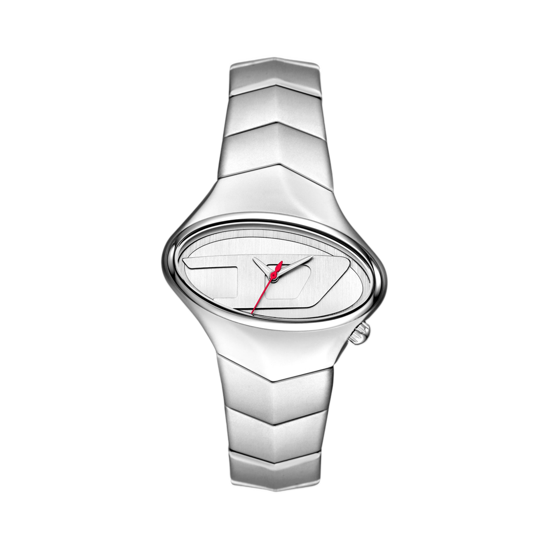 DZ222800QQQ-01 Diesel D-Rush Stainless Steel Watch Silver