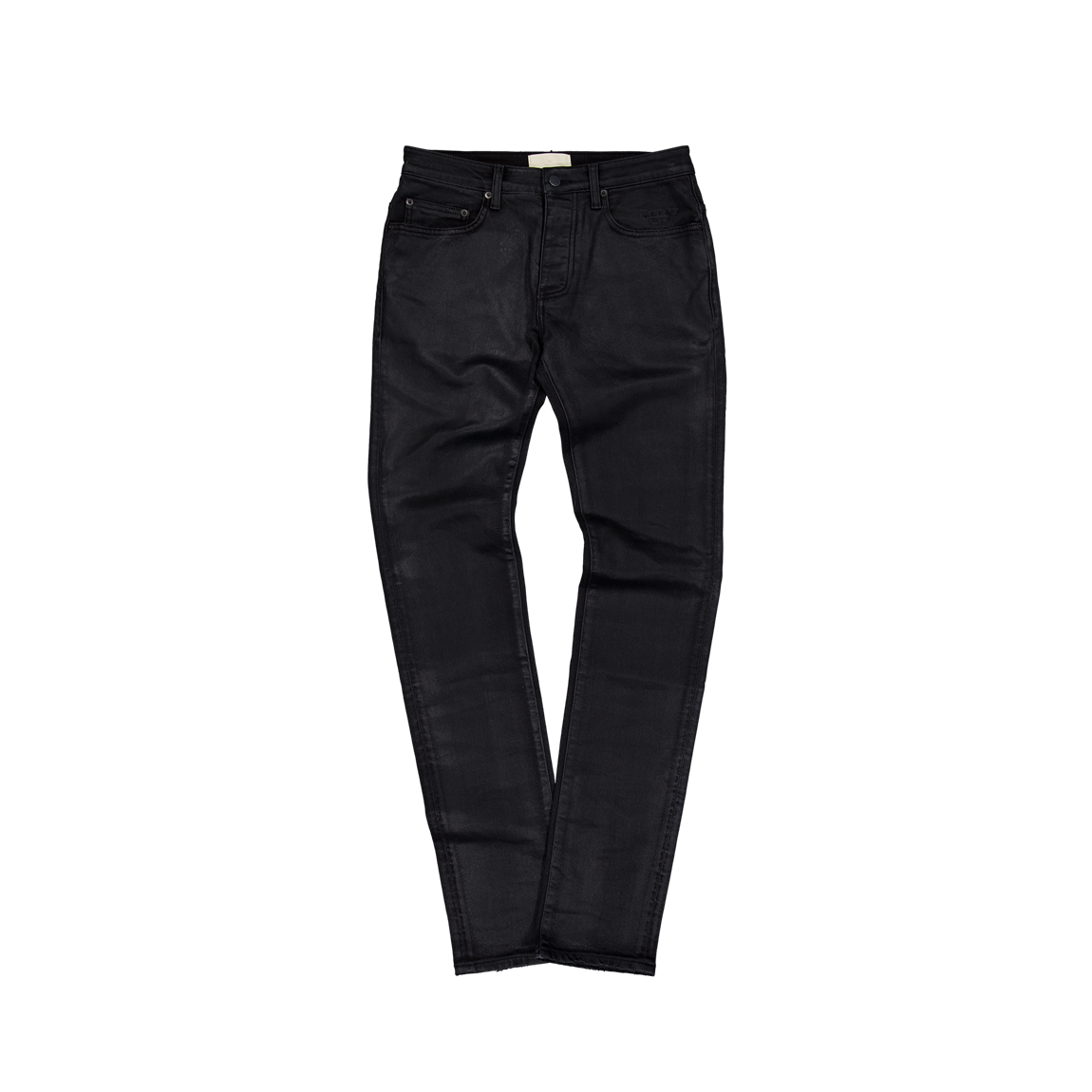 언더마이카 무.157 클래식 로고 왁스 코티드 슬림 스트레이트 진(Undermycar MU.157 Classic Logo Wax Coated Slim Straight Jeans)