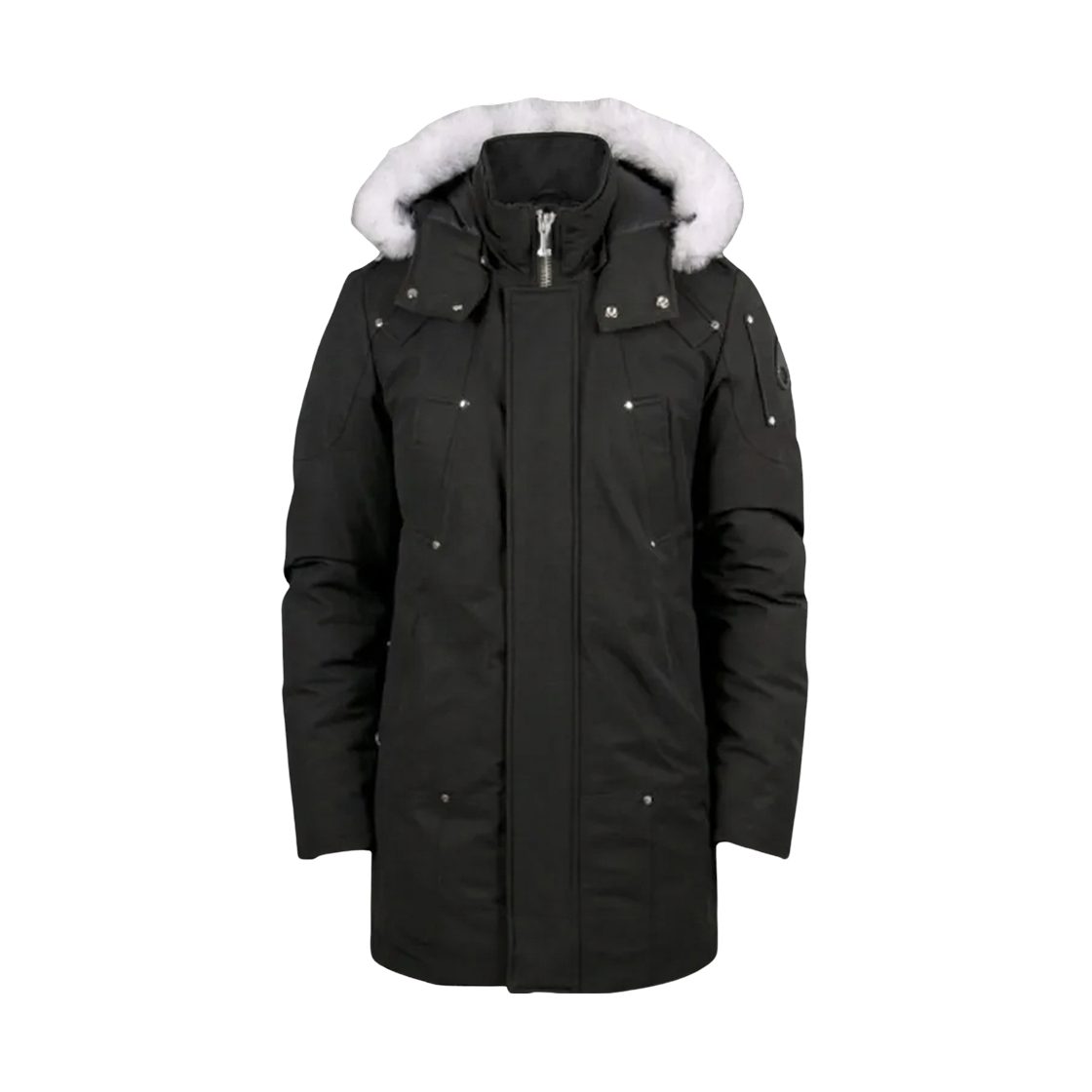 무스너클 오리지널 스털링 파카 네오시어 내츄럴 셔링 퍼 블랙(Moose Knuckles Original Stirling Parka Neoshear Natural Shearling Fur Black)