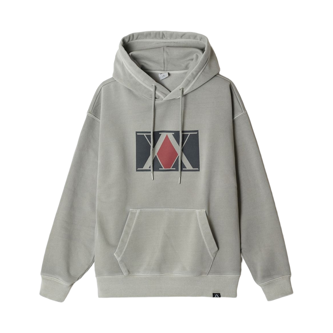 스파오 x 헌터 x 헌터 피그먼트 후드 스웨트셔츠 라이트 그레이(Spao x Hunter x Hunter Pigment Hooded Sweatshirt Light Gray) - 1