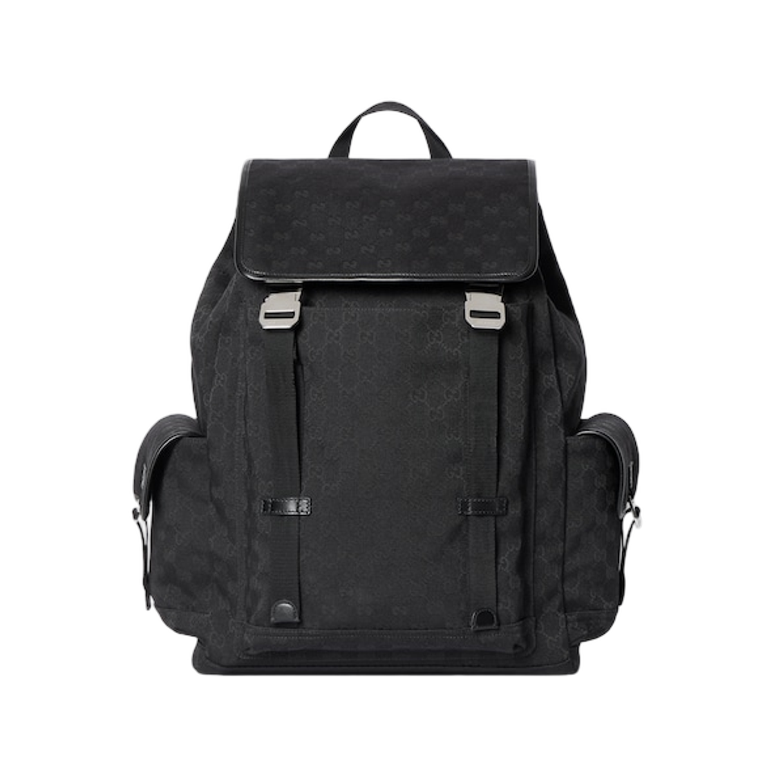 구찌 GG 캔버스 라지 백팩 블랙(Gucci GG Canvas Large Backpack Black) - 1