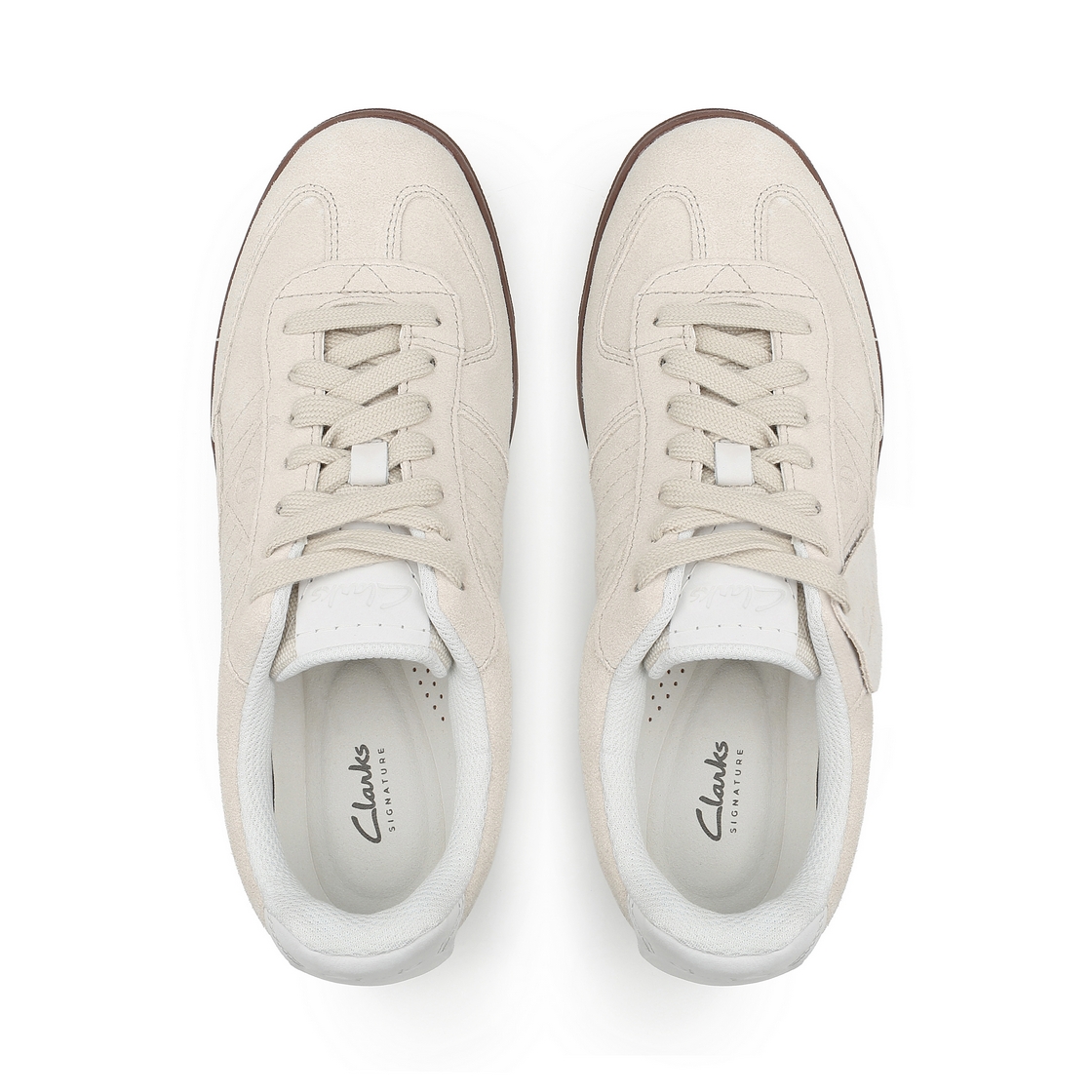 클락스 남성 스웨이드 스니커즈 화이트(Clarks Men’s Suede Sneakers White) - 4