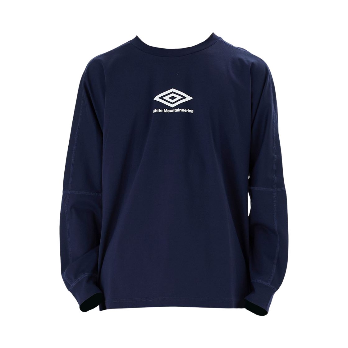 UQ111CRL29-NVY0 Umbro x White Mountaineering Long Sleeve T-Shirt Navy