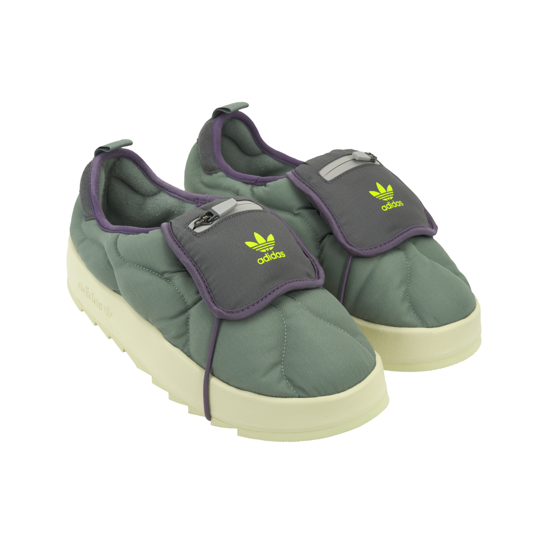 아디다스 퍼피렛 실버 그린 그레이(Adidas Puffylette Silver Green Grey) - 4