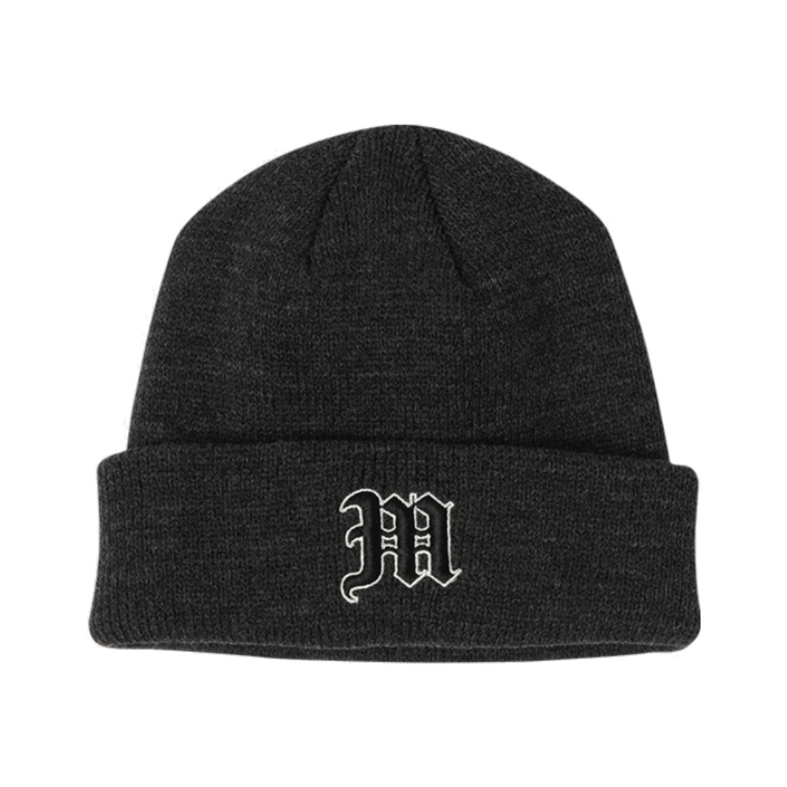 MR25CA017CH0 Manhattan Records OE Logo Beanie - Charcoal