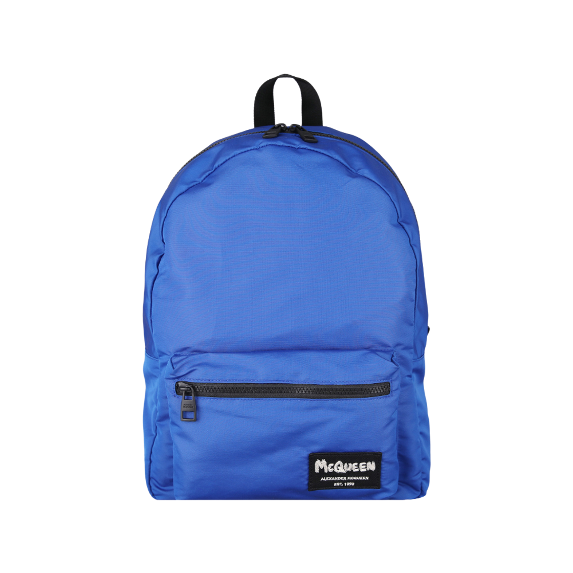 알렉산더 맥퀸 로고 패치 메트로폴리탄 백팩 블루(Alexander McQueen Logo Patch Metropolitan Backpack Blue)