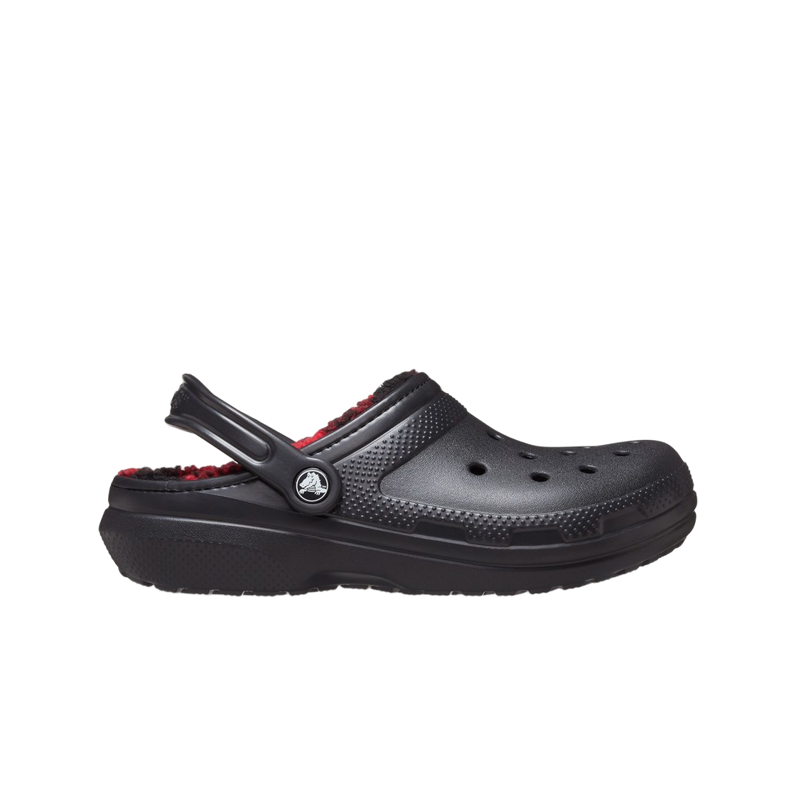 크록스 클래식 라인드 버프 체크 클로그 블랙(Crocs Classic Lined Buff Check Clog Black) - 1