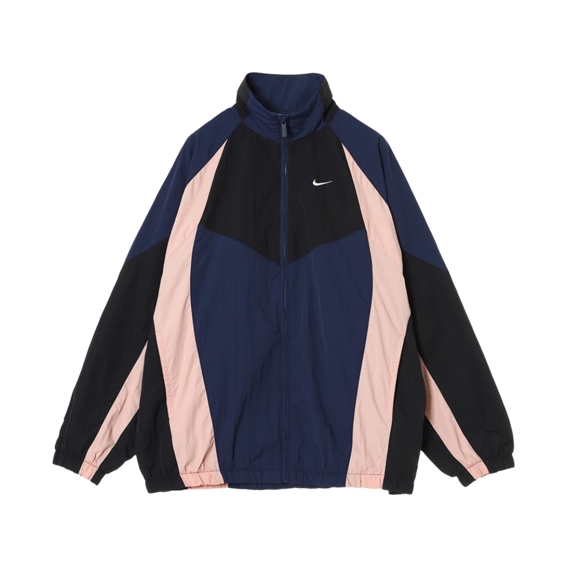 (W) 나이키 NSW 오버사이즈 트랙 자켓 미드나잇 네이비 블랙 - US/EU