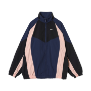 (W) Nike NSW Oversized Track Jacket Midnight Navy Black - US/EU