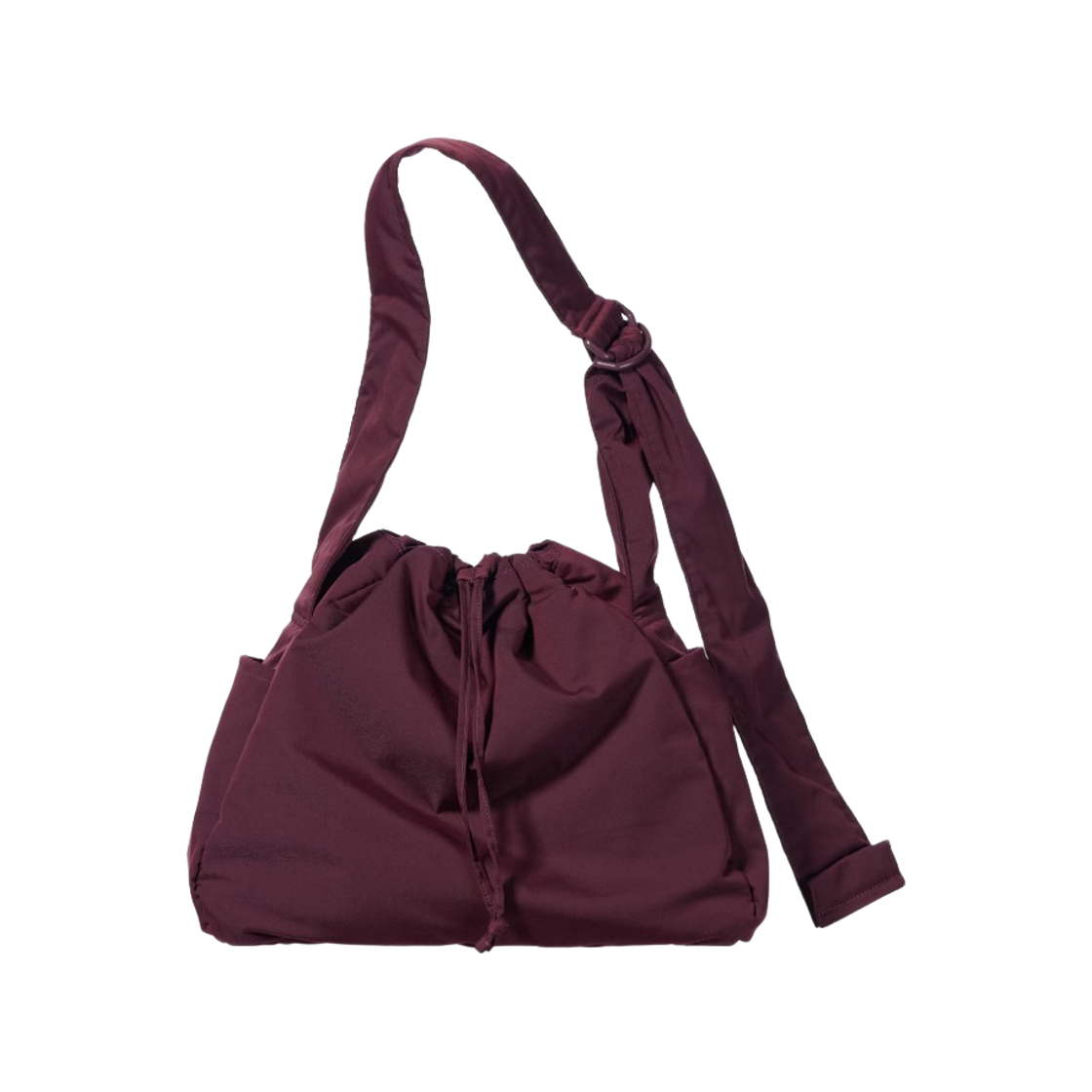 483802-19 Uniqlo C Soft Puffy Shoulder Bag Wine - JP
