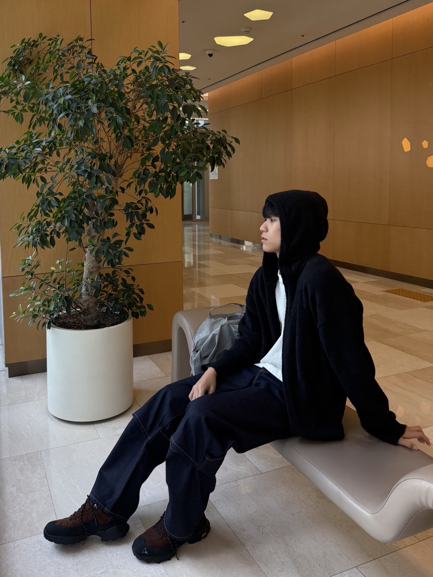 Beautiful People Women Selvedge Denim Flip Hem Pants Indigo - 25FW 착용 스타일 - 3